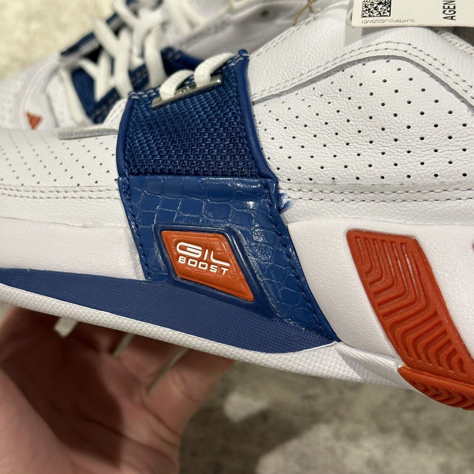 Adidas Size 7 - adidas Gil Zero Restomod White Blue Orange Gilbert Size US 7 / EU 40 - 7 Thumbnail