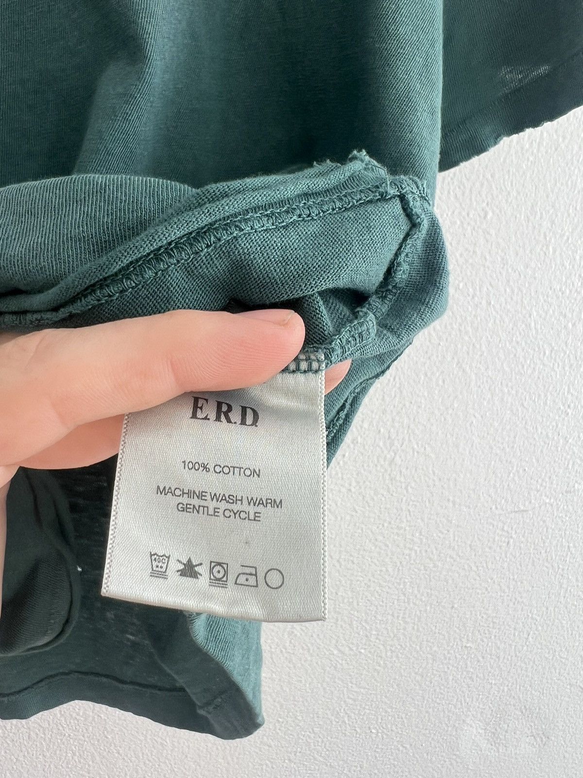 Enfants Riches Deprimes FW24 Green Distressed Logo tee Size US M / EU 48-50 / 2 - 5 Thumbnail