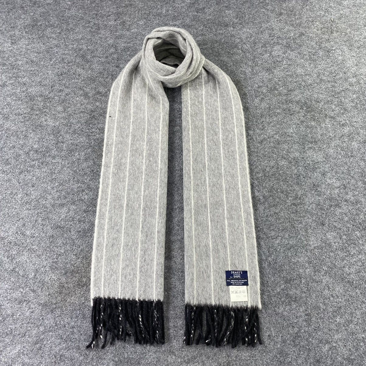 Drake's Drakes London For Ships Muffler/ Scar / Neckwear - T1390 Size ONE SIZE - 1 Thumbnail