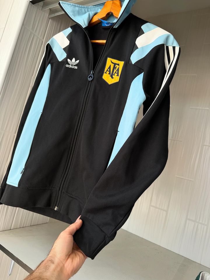 Adidas × Vintage Vintage adidas Argentina soccer track jacket logo size S Size US S / EU 44-46 / 1 - 9 Thumbnail