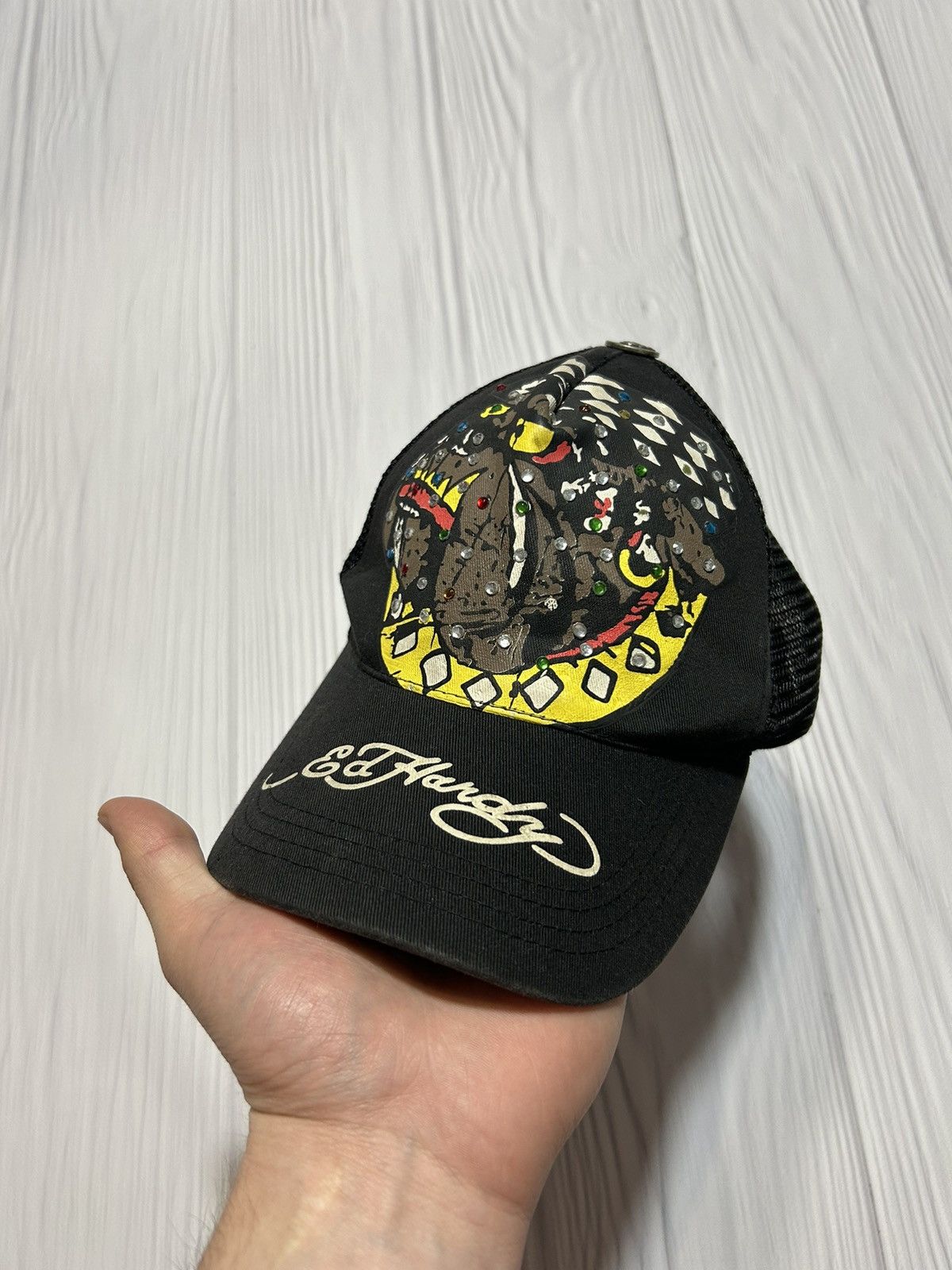 Ed Hardy Vintage Y2K Ed Hardy Christian Audiger Dog Cap Size ONE SIZE - 1 Thumbnail