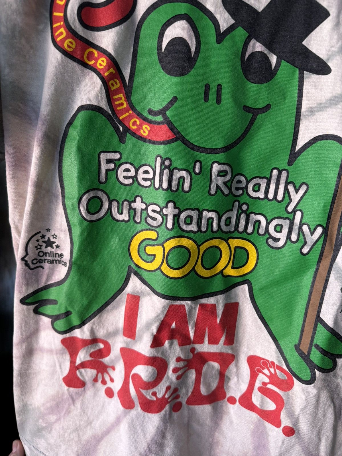 Online Ceramics Online Ceramics I AM FROG (Feeling Really Outstandingly Good Size US S / EU 44-46 / 1 - 3 Thumbnail