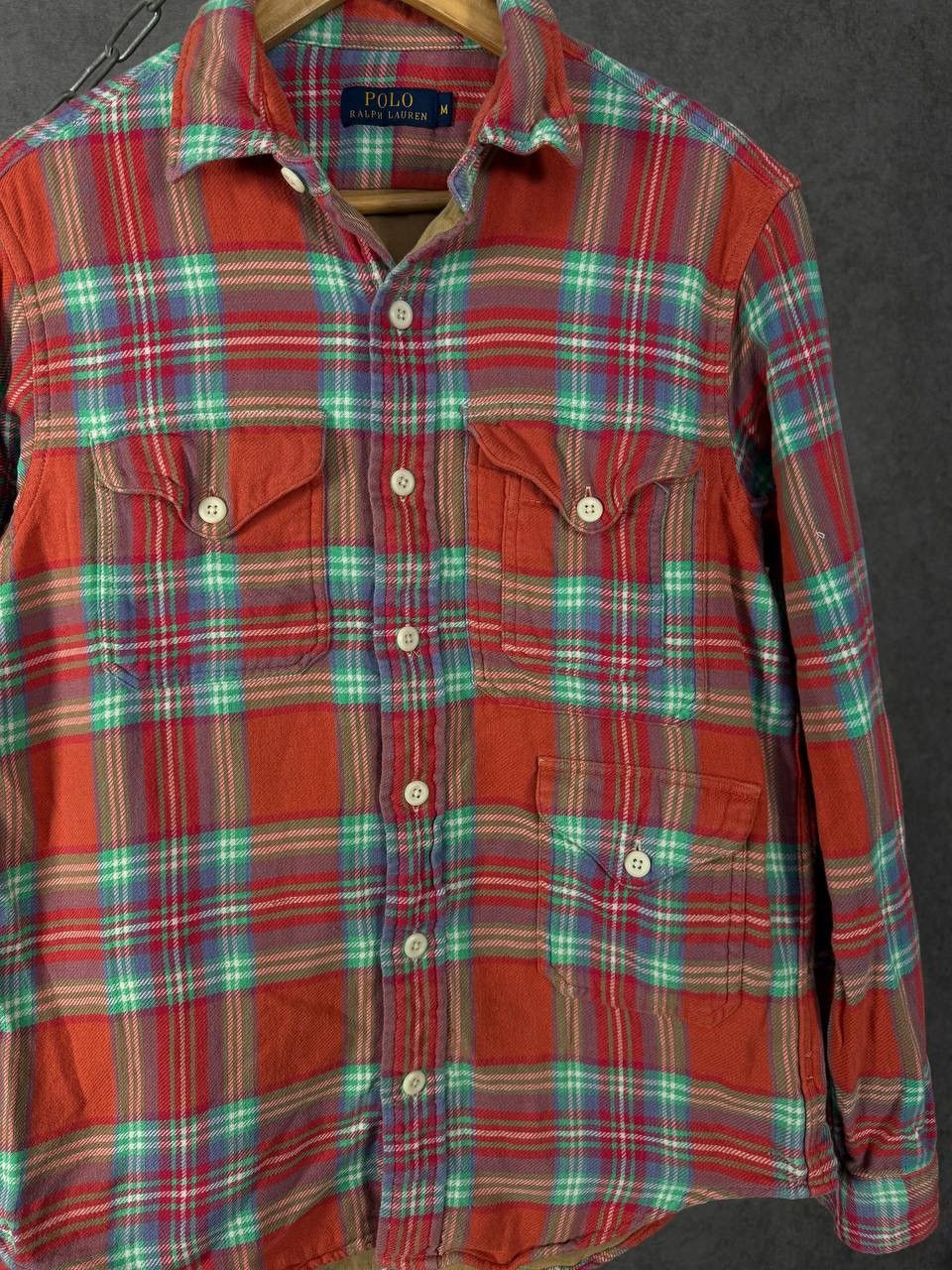Polo Ralph Lauren Polo Ralph Lauren designer flannel Multipocket shirt Size US M / EU 48-50 / 2 - 3 Thumbnail