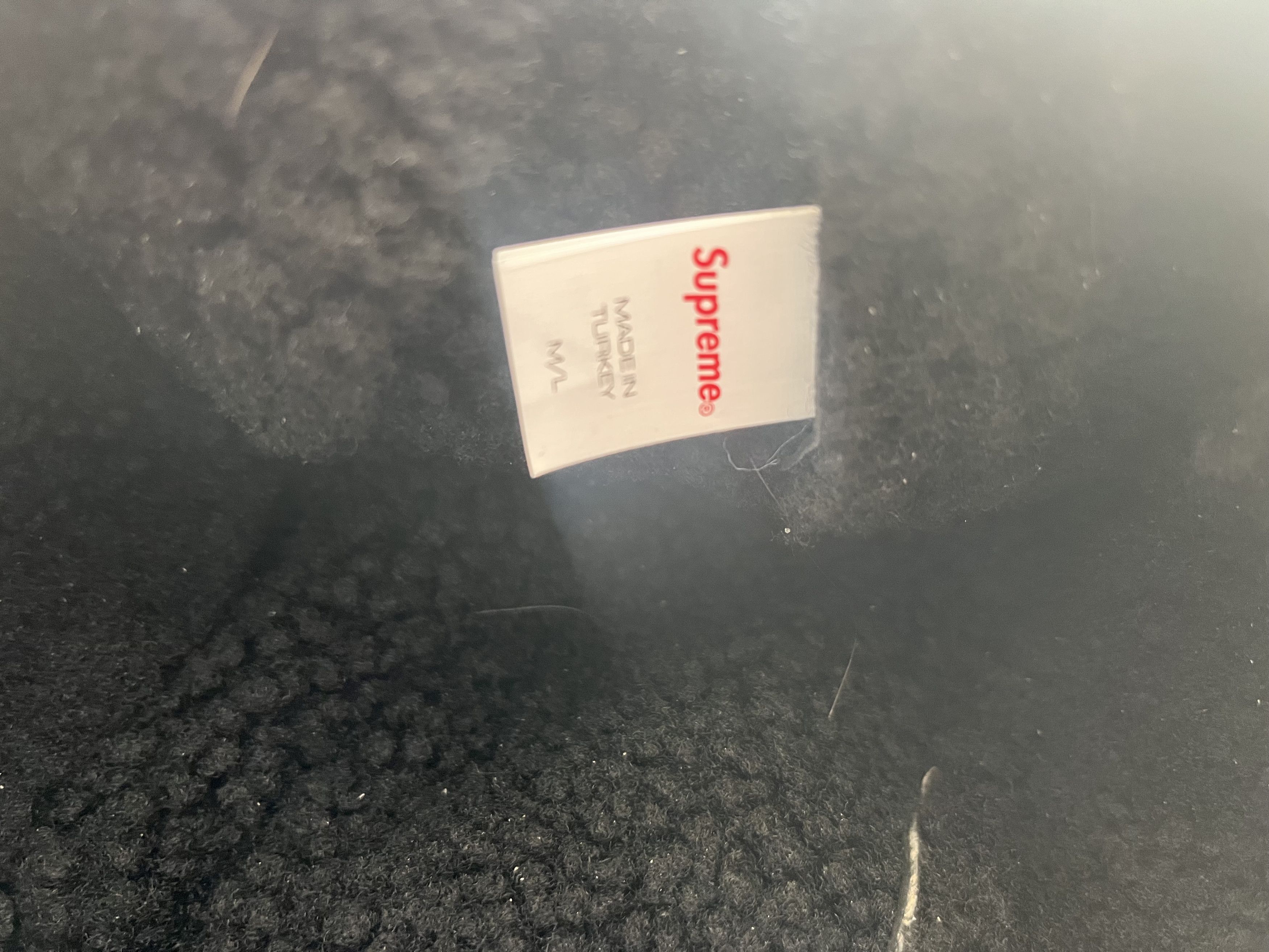 Supreme Supreme Shearling Lined Earflap Cap Hat Black FW25 Size M/L Size ONE SIZE - 4 Thumbnail