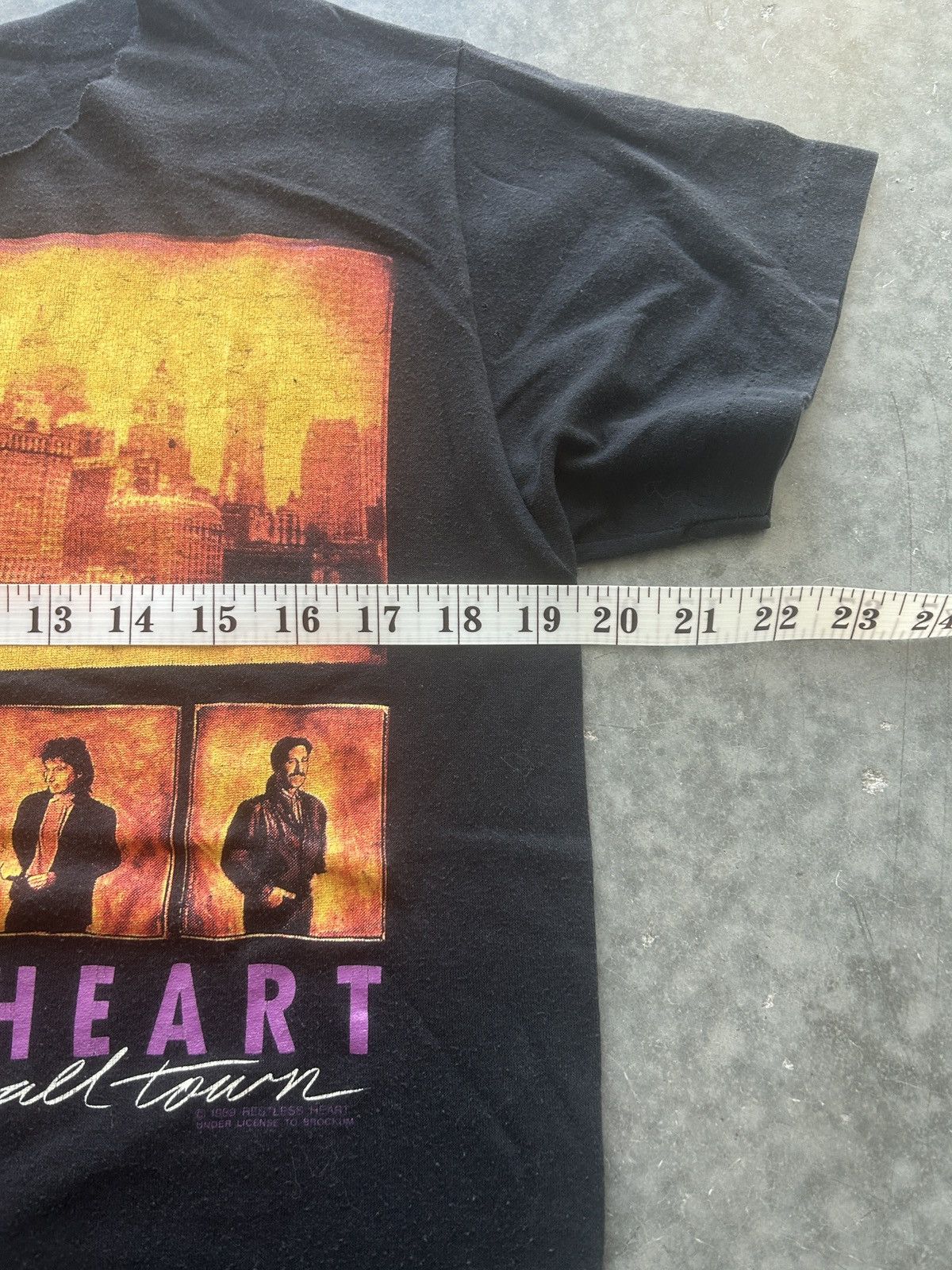 Band Tees × Vintage Vintage 1989 Restless Heart Tour Tee Size US M / EU 48-50 / 2 - 8 Thumbnail