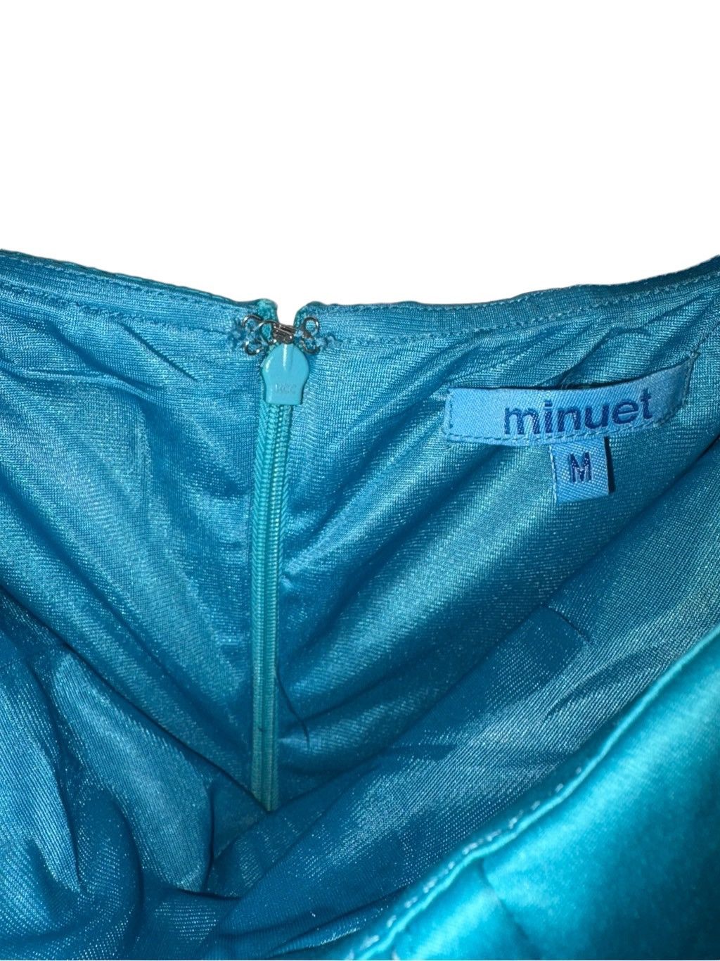 Vintage Vintage Cerulean Blue Corset & Tulle Dress Size M / US 6-8 / IT 42-44 - 13 Thumbnail