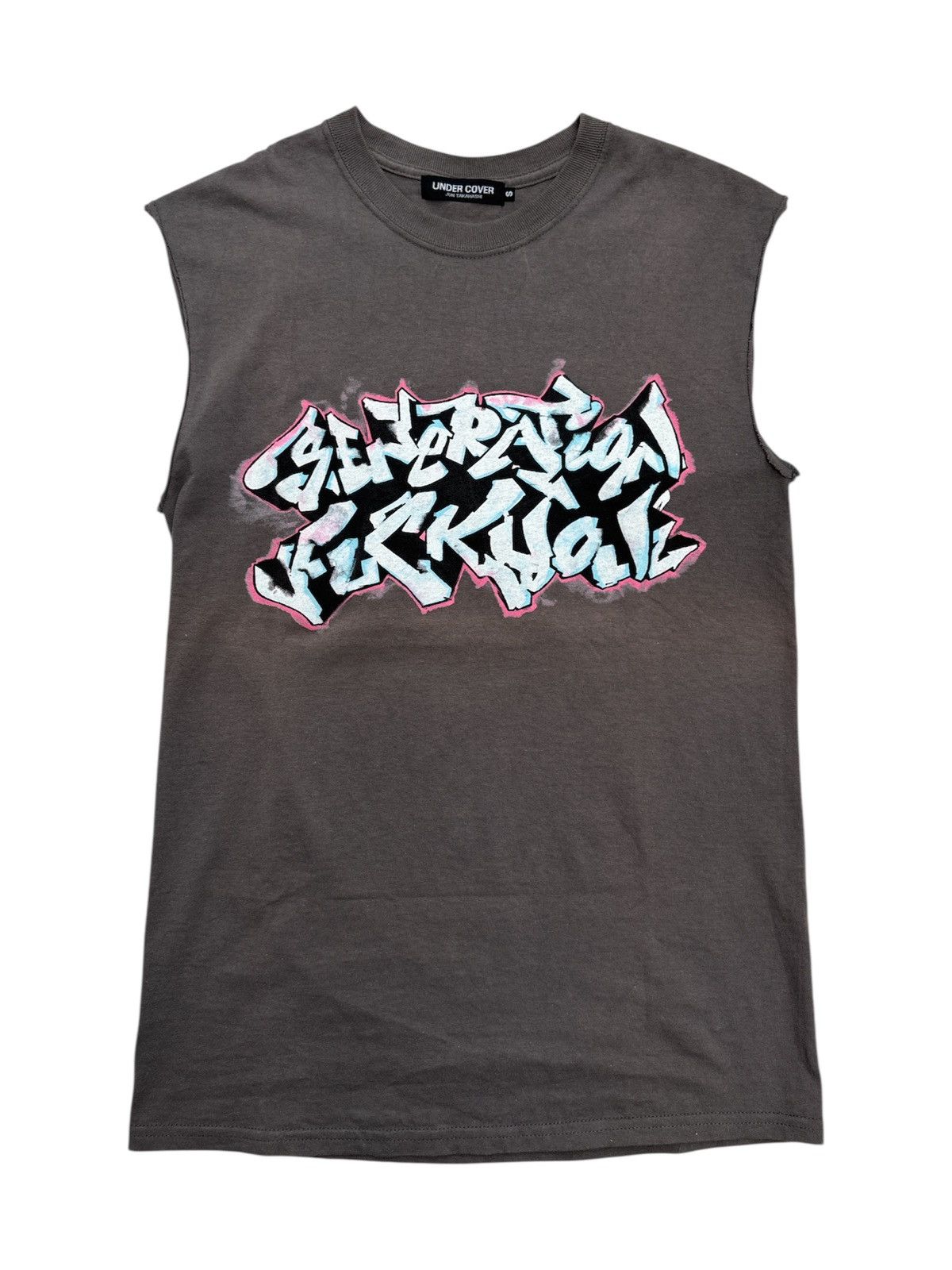 Undercover 2000s Generation Fuck You Sleeveless T-shirt Size US S / EU 44-46 / 1 - 1 Thumbnail