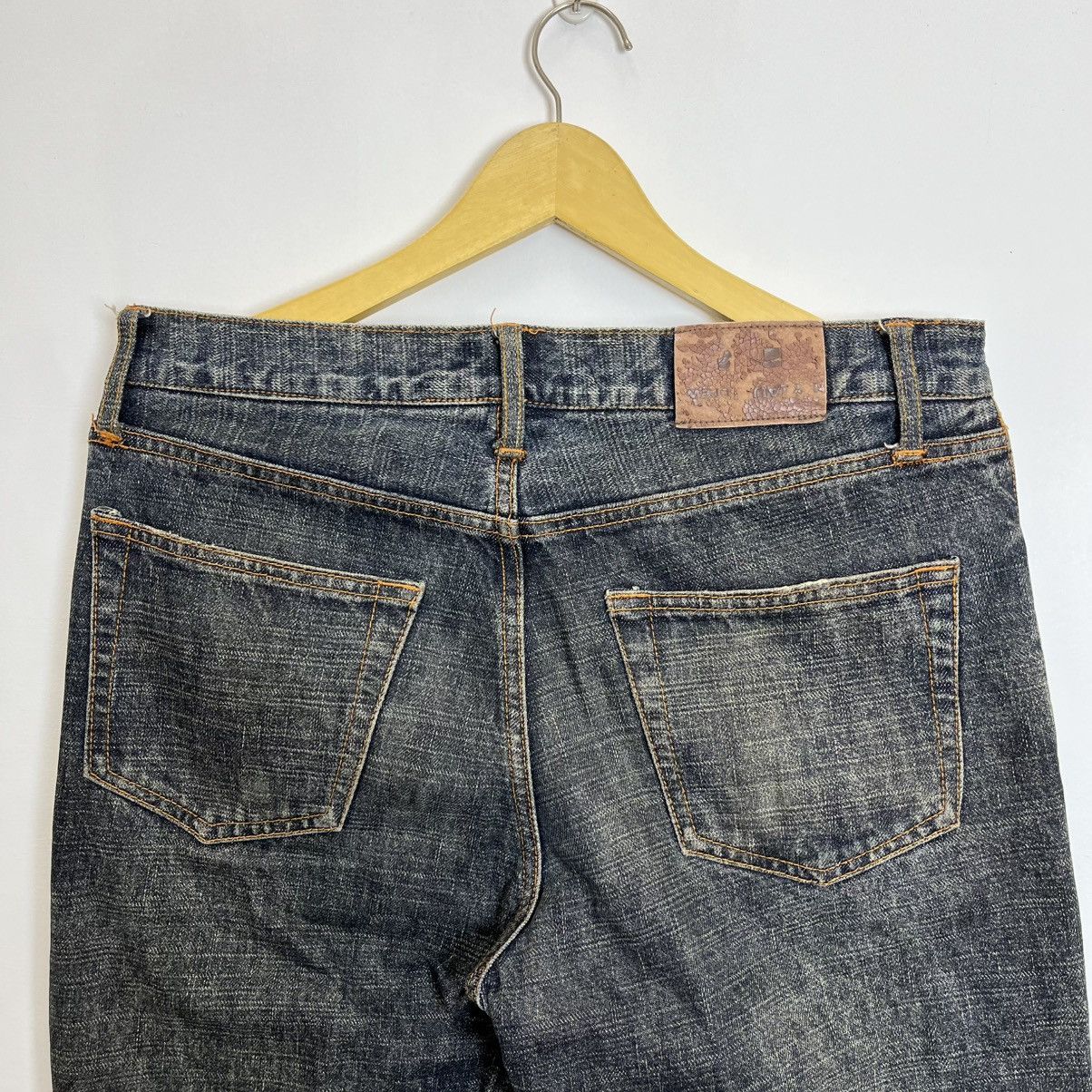 If Six Was Nine Vintage Nylaus Distressed Patchwork Inspired Kapital Jeans Size US 30 / EU 46 - 9 Thumbnail
