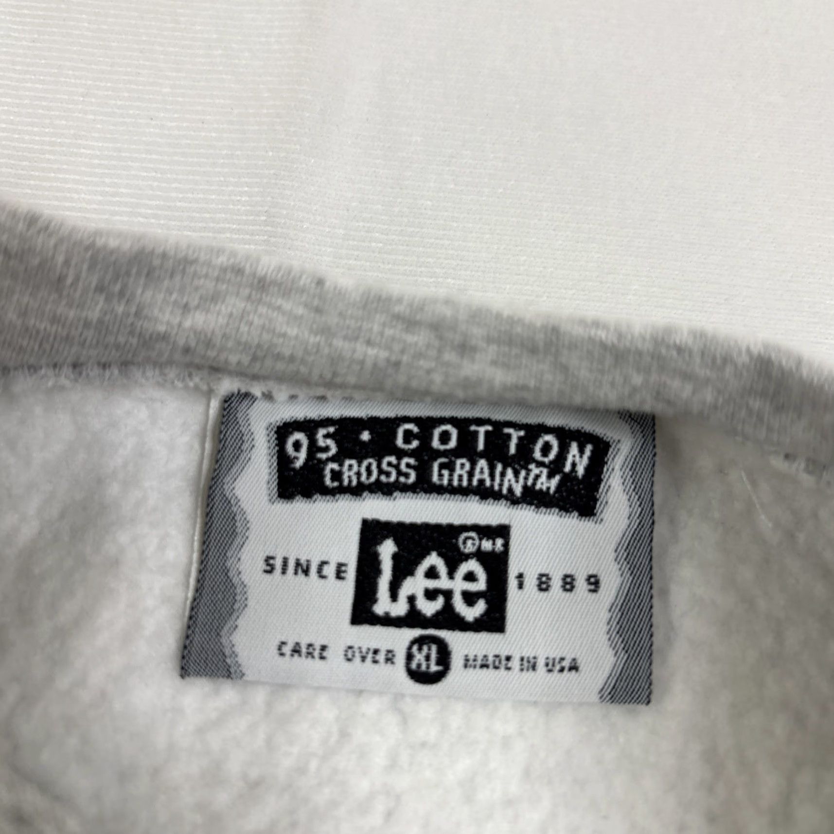 Lee VINTAGE Lee Pullover Crewneck Colgate Racing Team XL Gray Mens Sweatshirt/Xl/Gray Size US XL / EU 56 / 4 - 3 Thumbnail