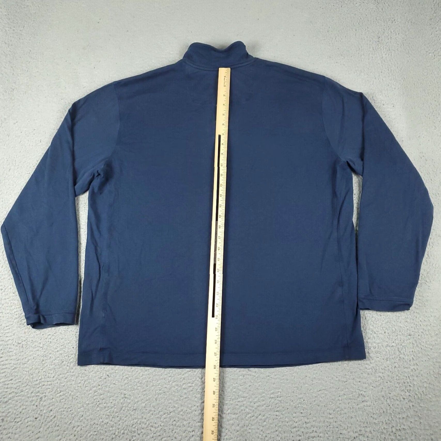 Tommy Bahama Tommy Bahama Blue Long Sleeve Mock Neck 1/4 Zip Up Pullover Sweater Mens XL Size US XL / EU 56 / 4 - 6 Thumbnail
