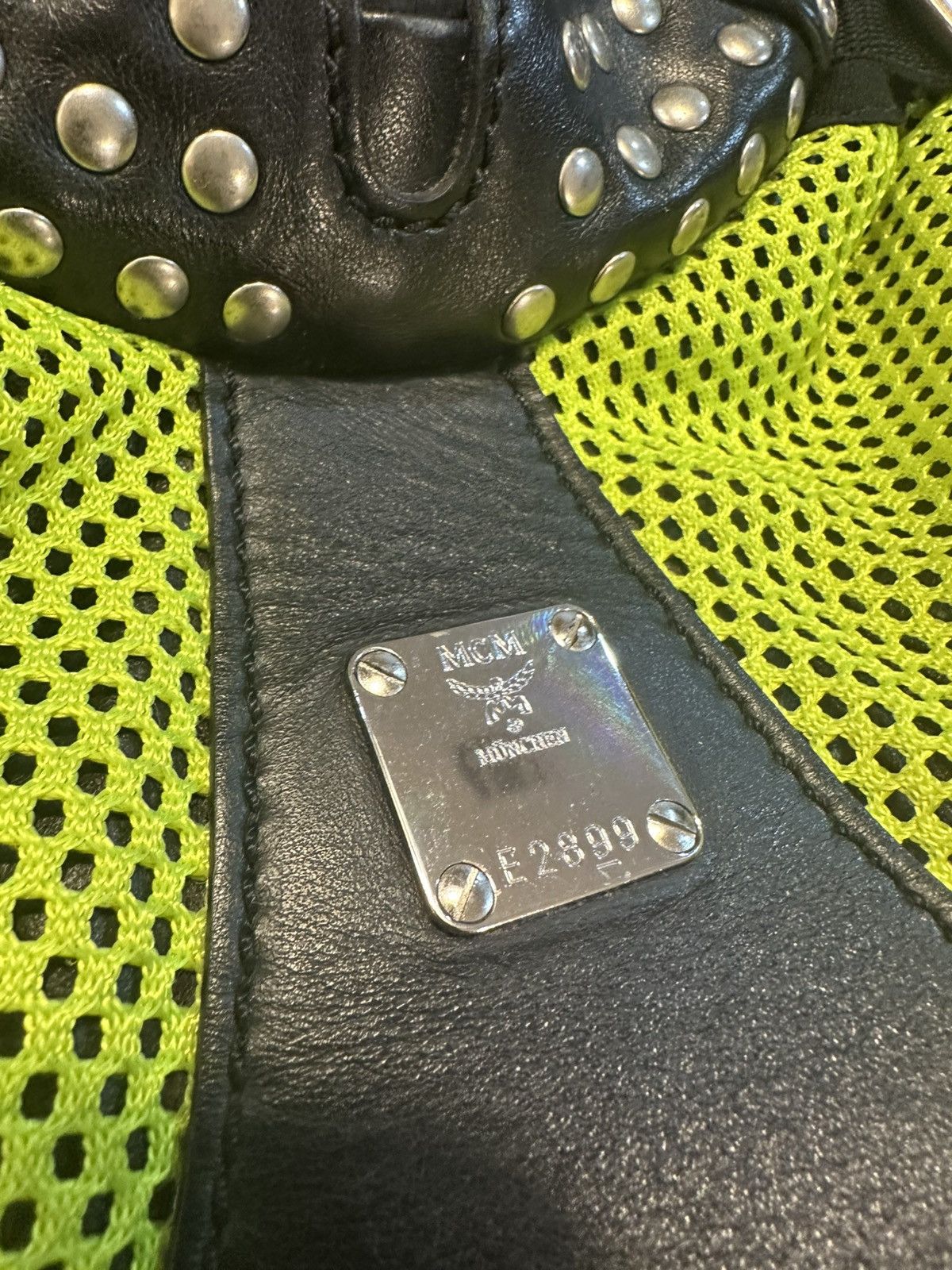 MCM MCM LEATHER STUDDED BACKPACK Size ONE SIZE - 5 Thumbnail