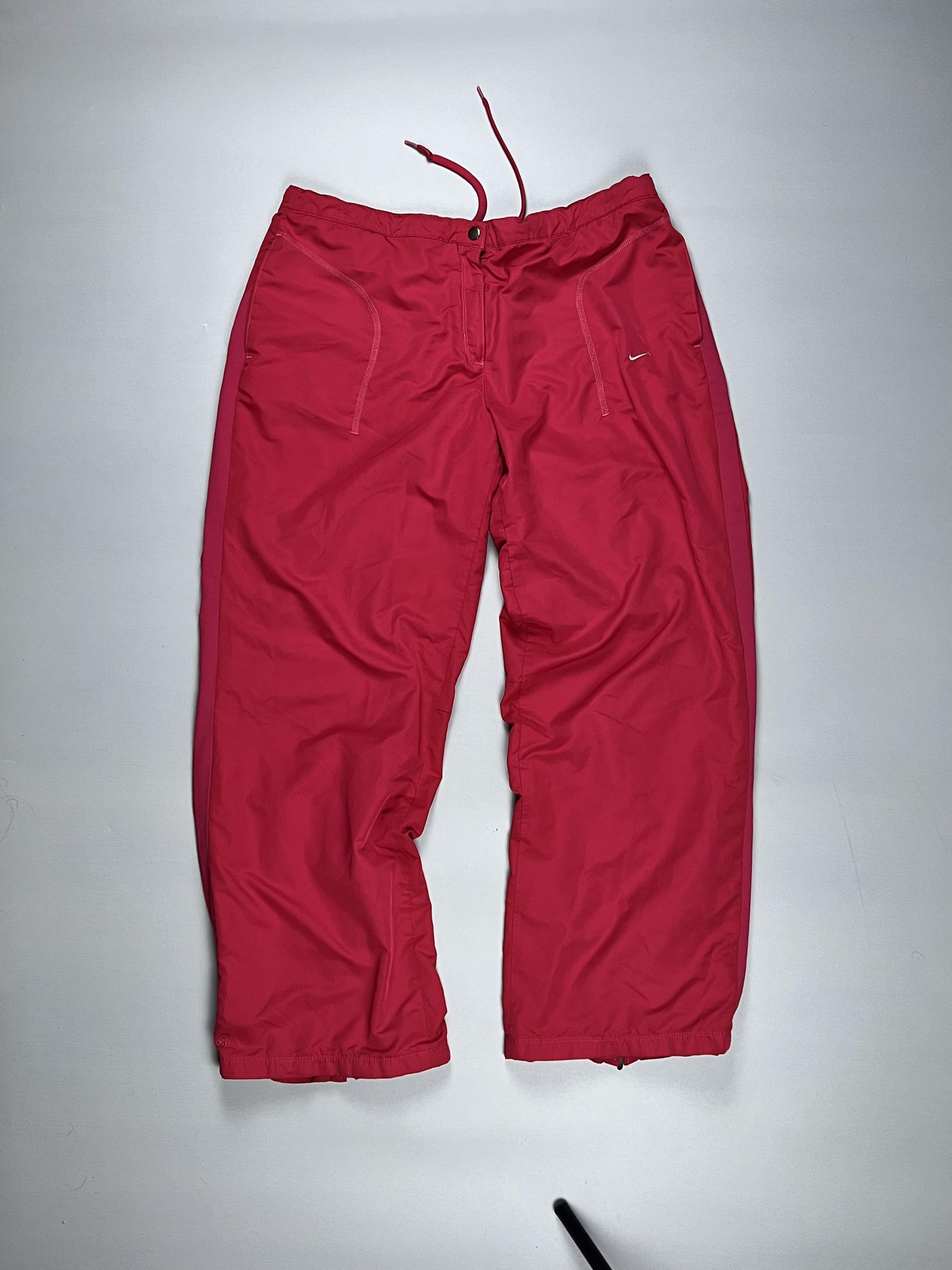 Nike NIKE VINTAGE PINK BAGGY TRACK PANTS Size US 32 / EU 48 - 1 Thumbnail