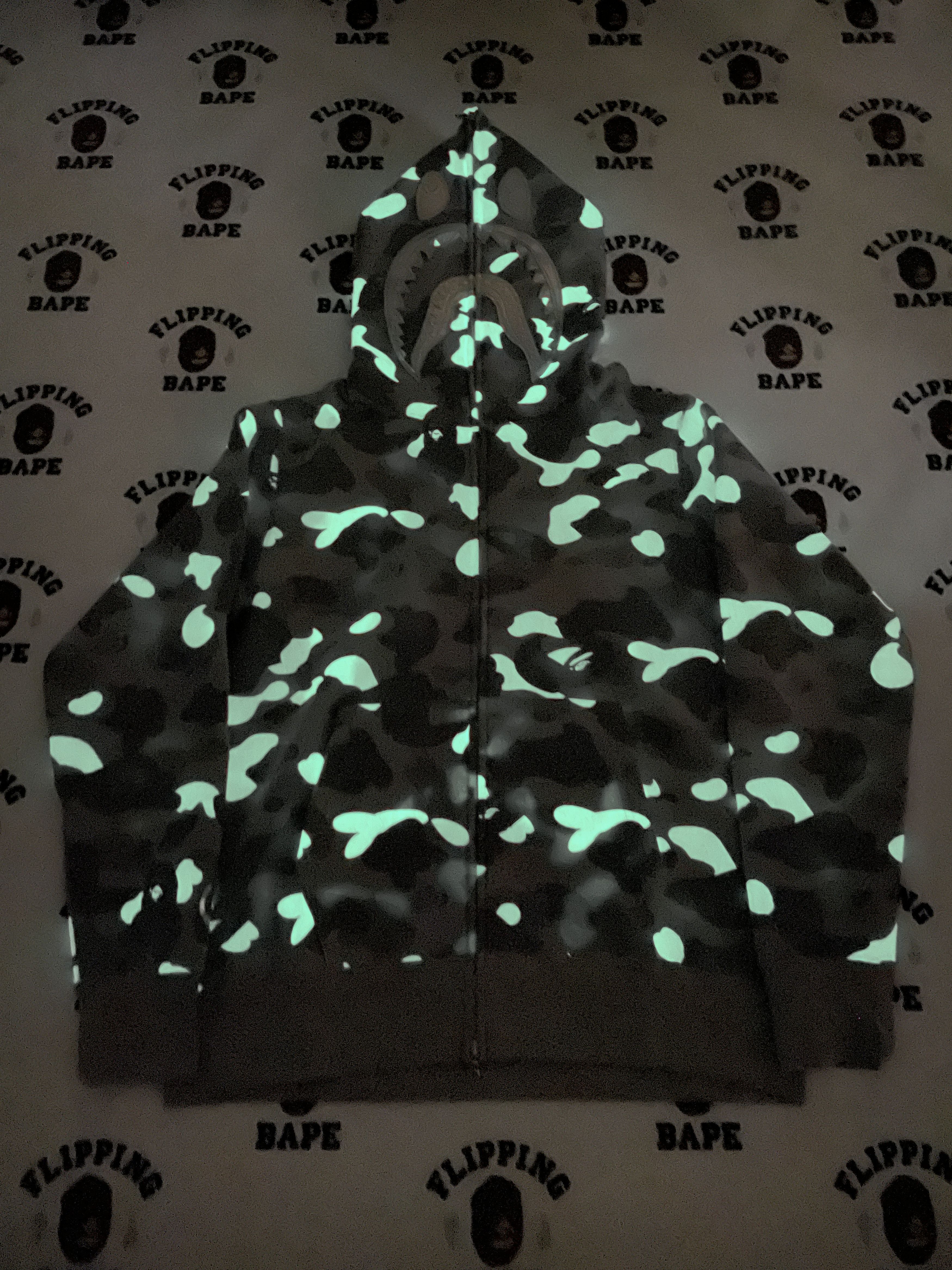 Bape BAPE CITY CAMO SHARK FULL ZIP HOODIE (SS24) Size US XXL / EU 58 / 5 - 2 Thumbnail