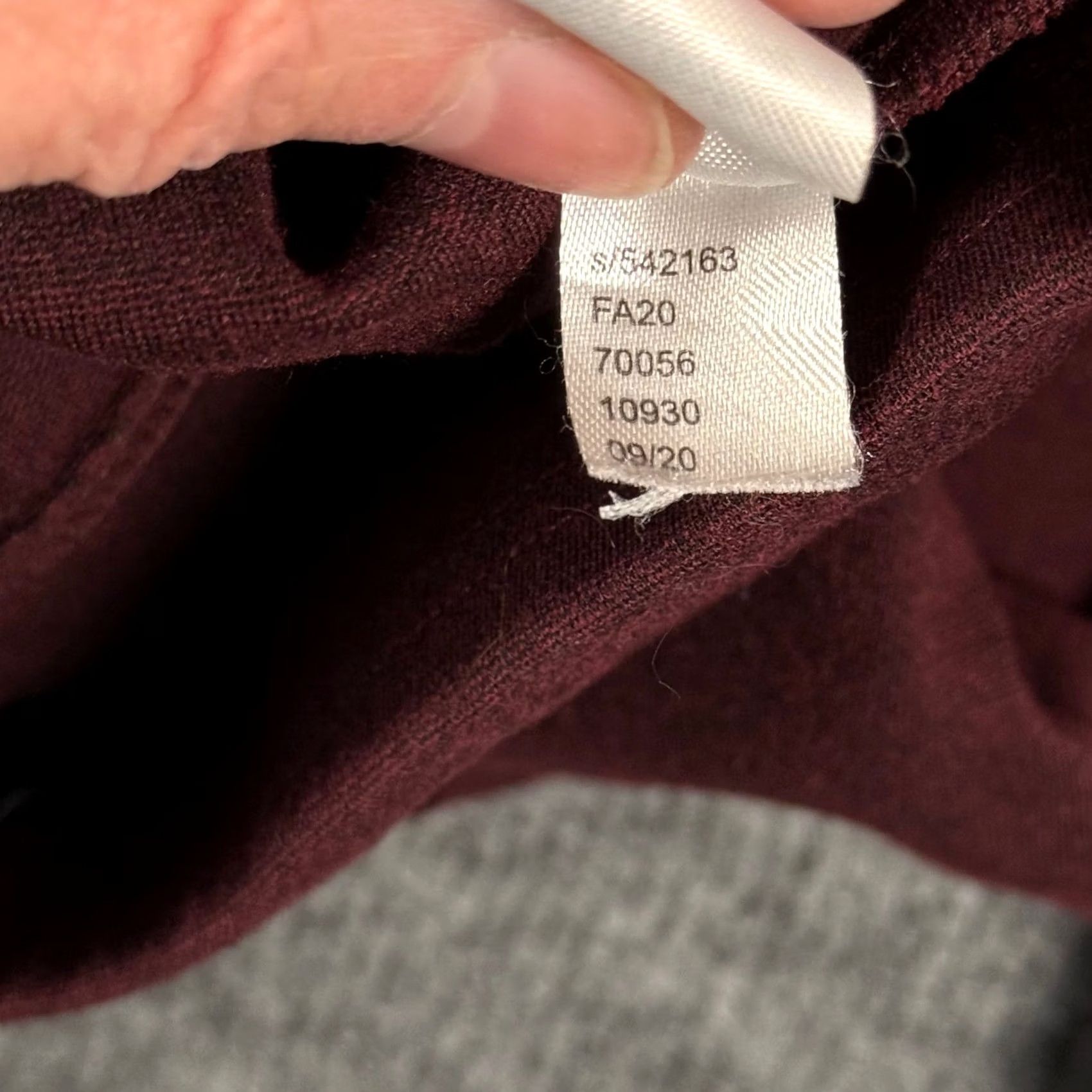 Loft LOFT Leggings Ankle S MID Rise Textured Knit Ponte Burgundy Red Women S Stretch Elastic Waist Casual Activewear Fall Winter Spring Mens Womens Size 28" / US 6 / IT 42 - 7 Thumbnail