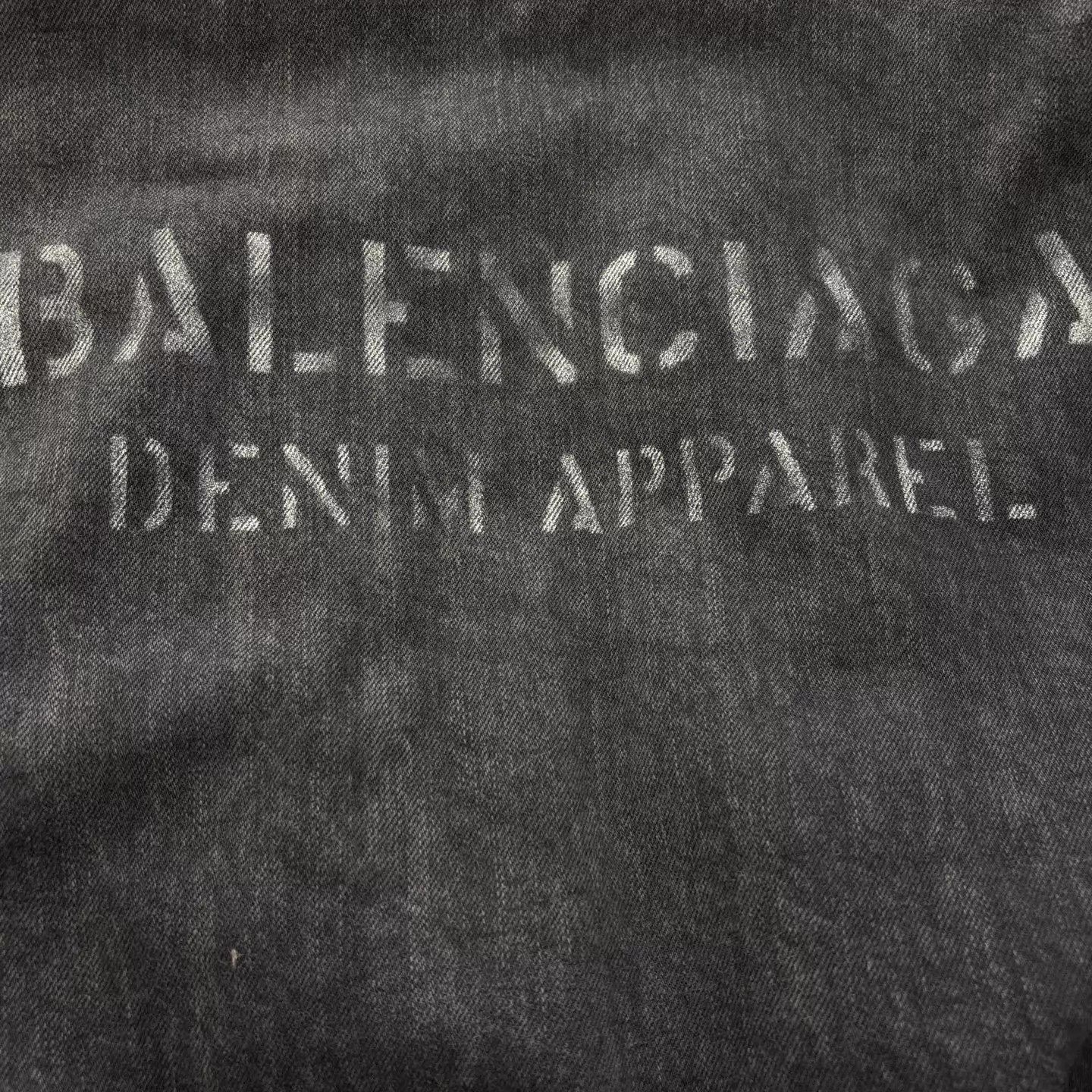 Balenciaga Balenciaga Vintage Back Logo Gray Cotton Jacket Size S Size S / US 4 / IT 40 - 6 Thumbnail