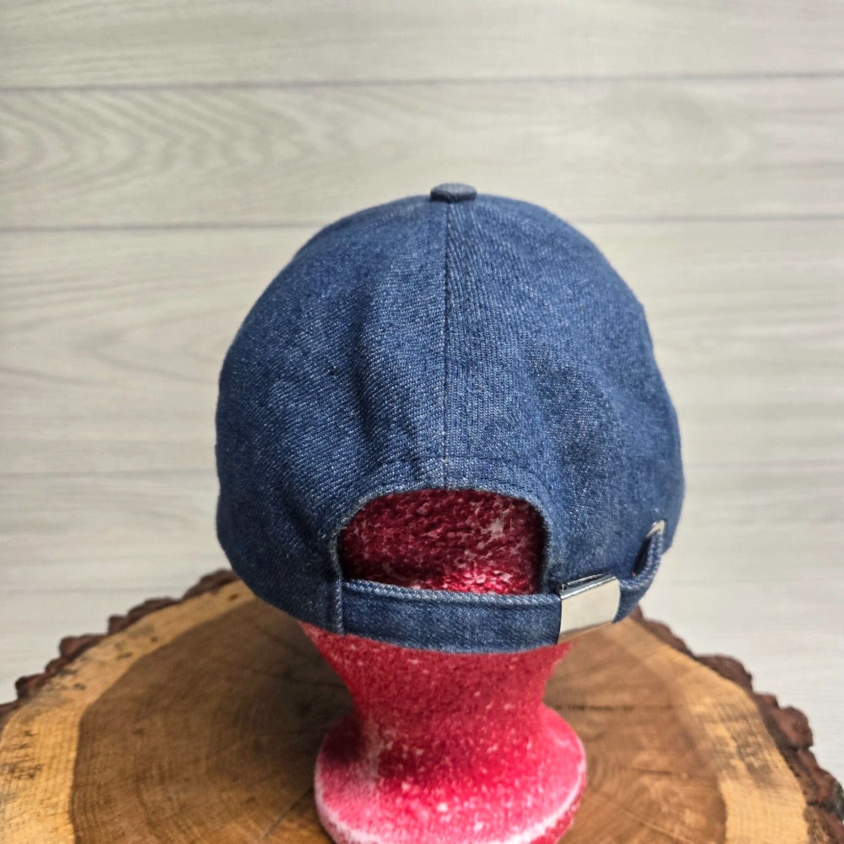 Denime BLESSED HaT Cap Adult Adjustable Blue Denim Size ONE SIZE - 3 Thumbnail