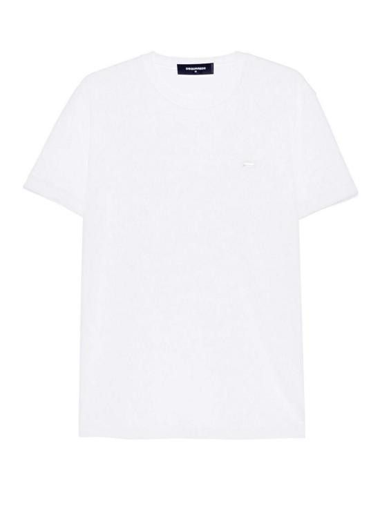 Dsquared2 DSQUARED2 Men T-Shirts S74GD1253D20020 100 WHITE Size US XL / EU 56 / 4 - 1 Thumbnail