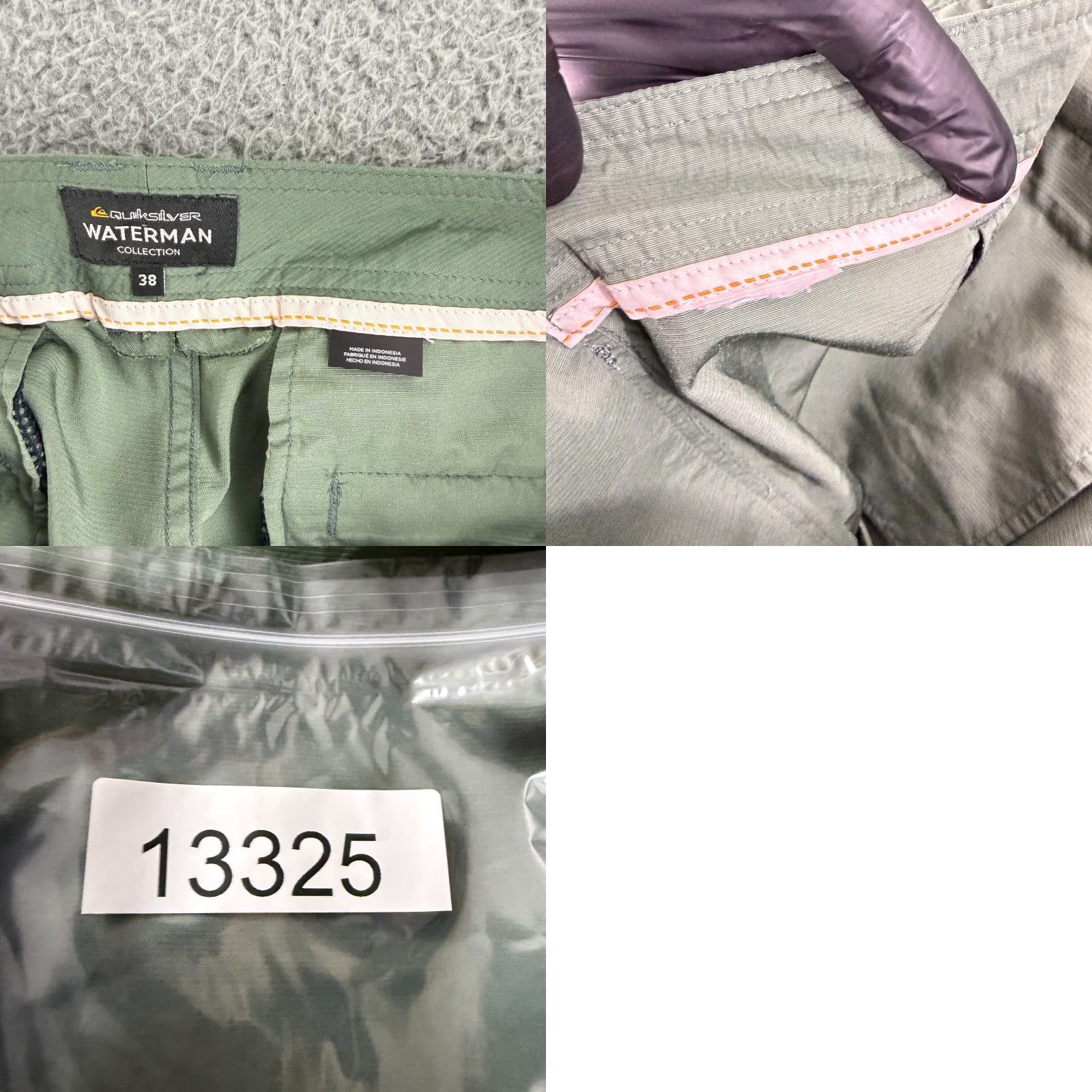 Quiksilver Quiksilver Waterman Maldives Cargo Pants Mens Size 38 Green Straight Leg Outdoor Size US 38 / EU 54 - 9 Thumbnail