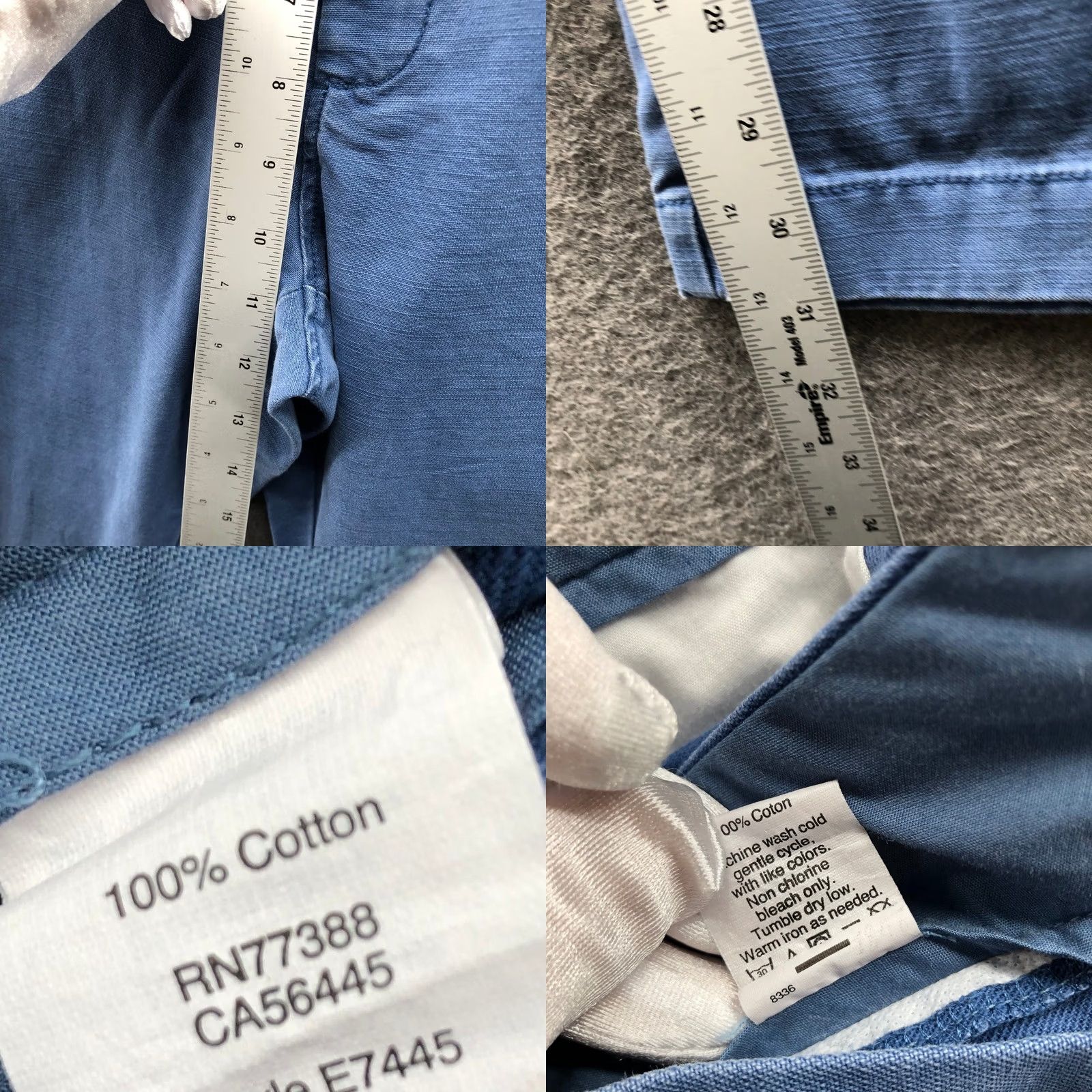 J.Crew J.Crew The Sutton Straight Chino Pants Mens 35x32 31 Light Blue Cotton Size US 35 - 8 Thumbnail