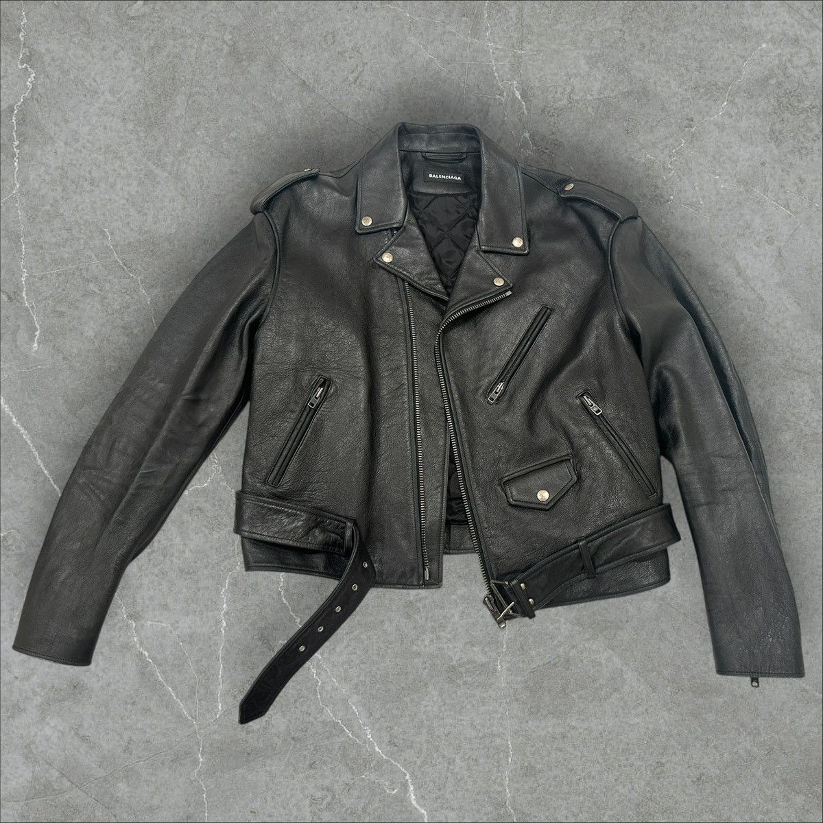Balenciaga Balenciaga Oversized Motorcycle Jacket Size US M / EU 48-50 / 2 - 6 Thumbnail