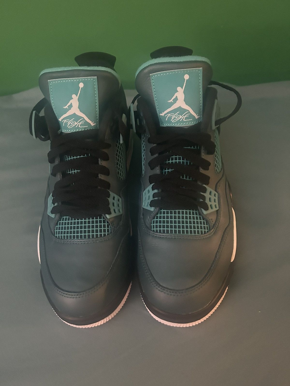 Jordan Brand Nike Air Jordan 4 Teal 2015 Size US 9.5 / EU 42-43 - 4 Thumbnail