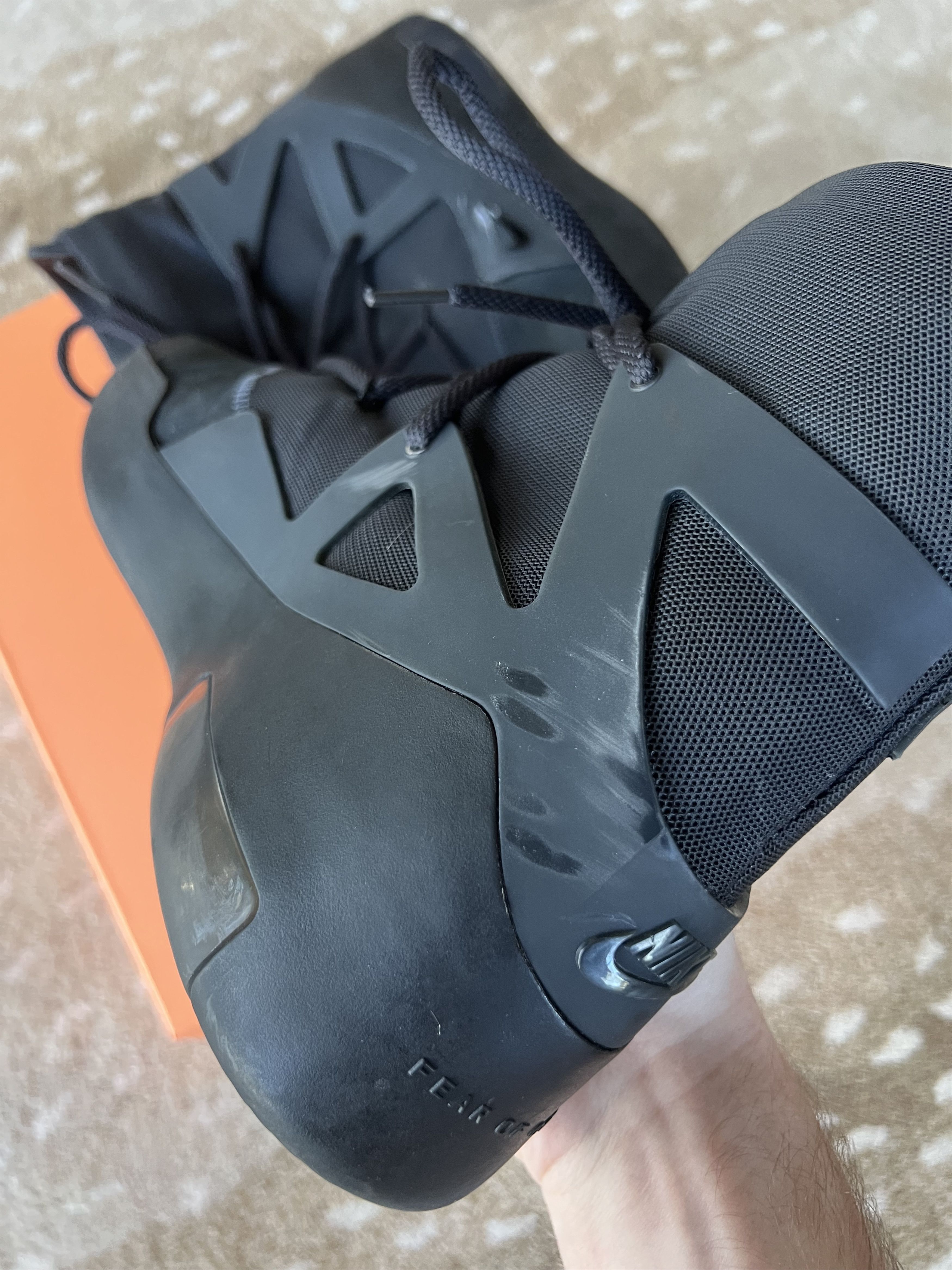 Fear of God × Nike Nike Air Fear of God 1 'Triple Black' Size US 11 / EU 44 - 11 Thumbnail