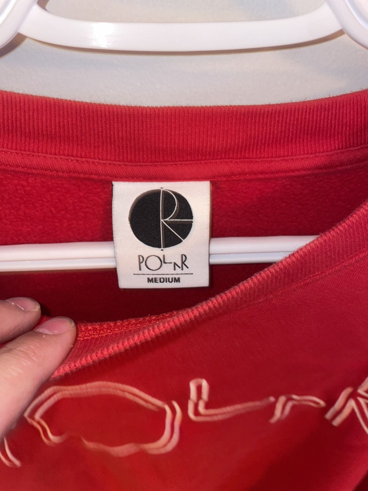 Polar Skate Co. Polar Skate Co Red Crewneck Size US M / EU 48-50 / 2 - 2 Thumbnail