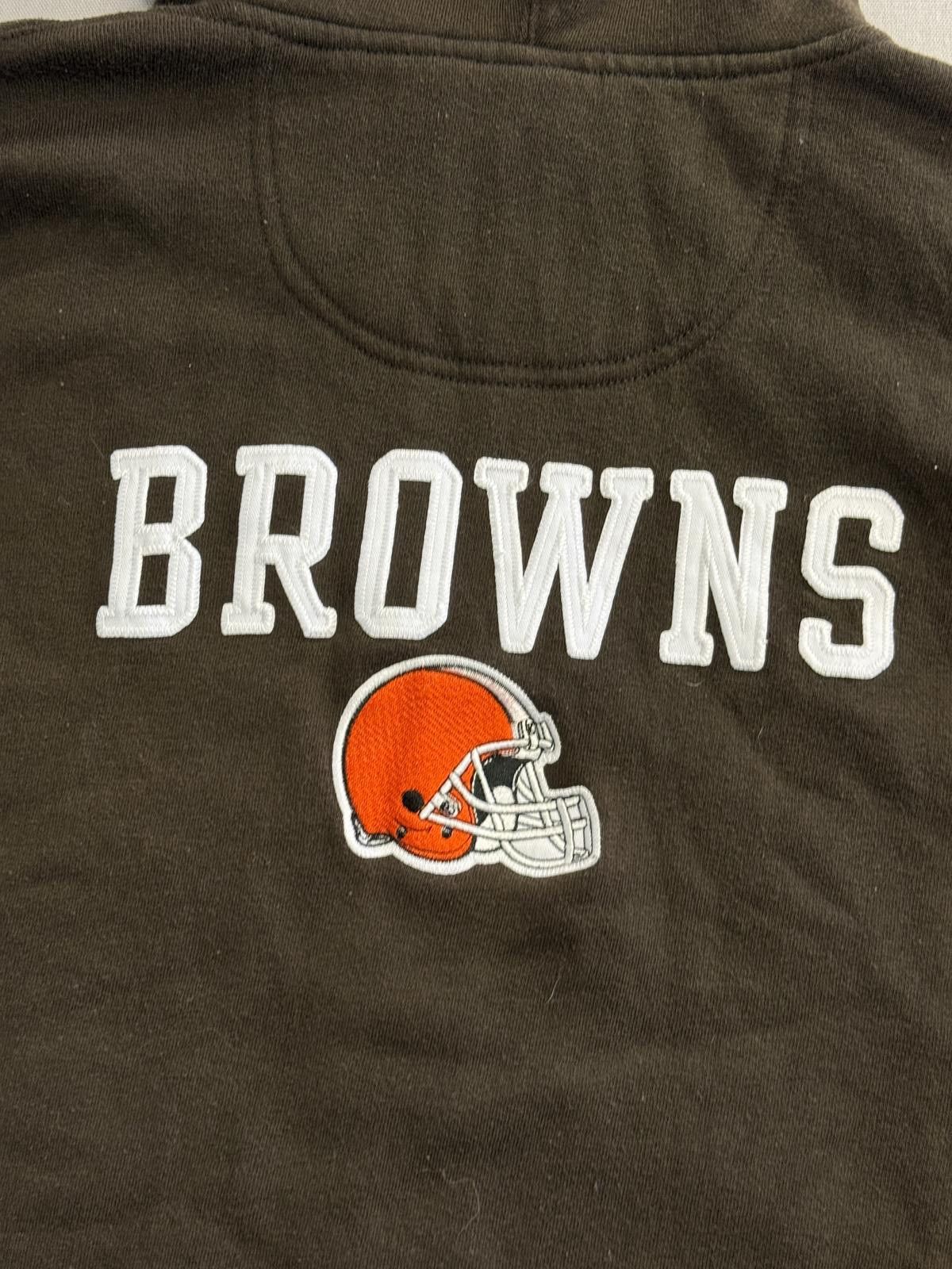 NFL Cleveland Browns Hoodie NFL Football 2 Sided Hoodie XL Size US XL / EU 56 / 4 - 9 Thumbnail