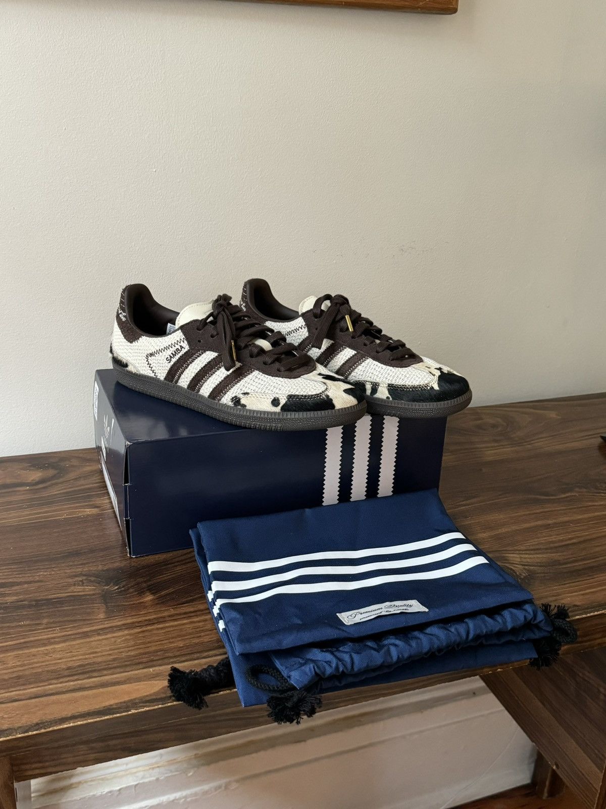 adidas Samba OG notitle Cow Print サンバ ノータイトル カウ adidas Samba OG notitle Cow Print Men's - ID6024 - US