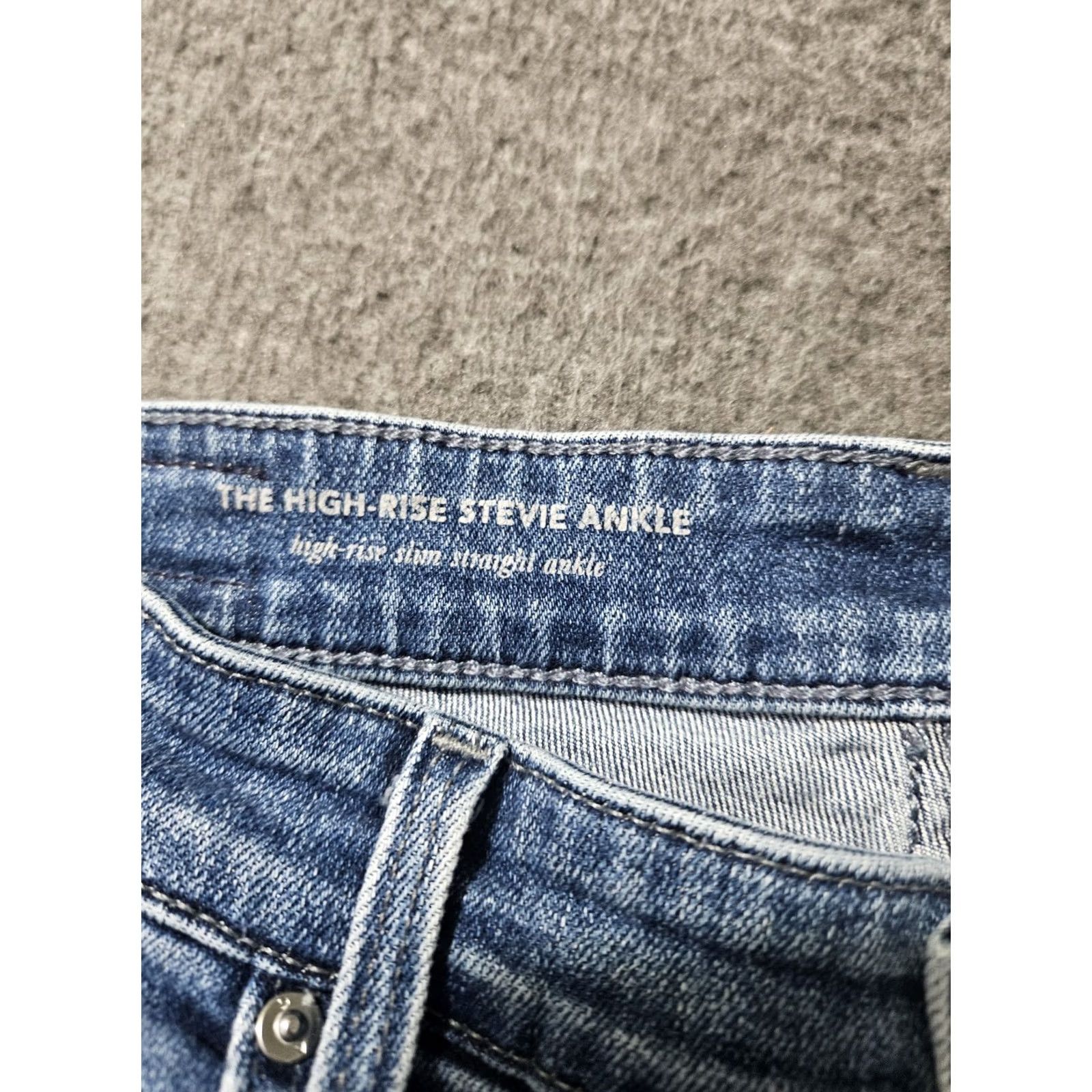 Vintage VINTAGE AG Adriano Goldschmied Stevie Ankle Jeans Women's 30R Blue Denim Slimming Stretch Pockets Zipper Logo | City Preppy Style Size 30" / US 8 / IT 44 - 3 Thumbnail