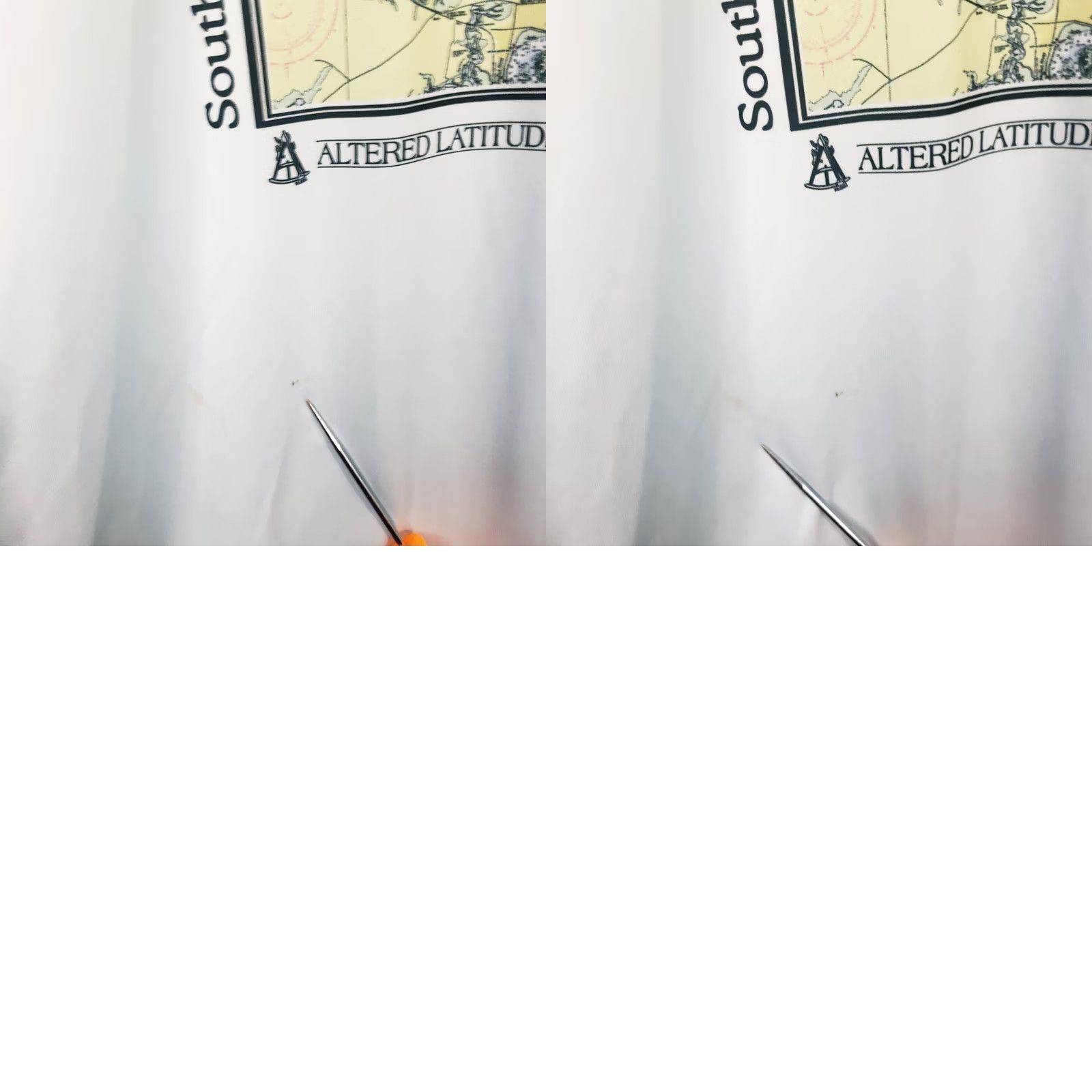 Area Altered Latitudes Higher Ground Men L Blue L. Sleeve Map Shirt Beaufort SC Area Shirt Size US L / EU 52-54 / 3 - 9 Thumbnail