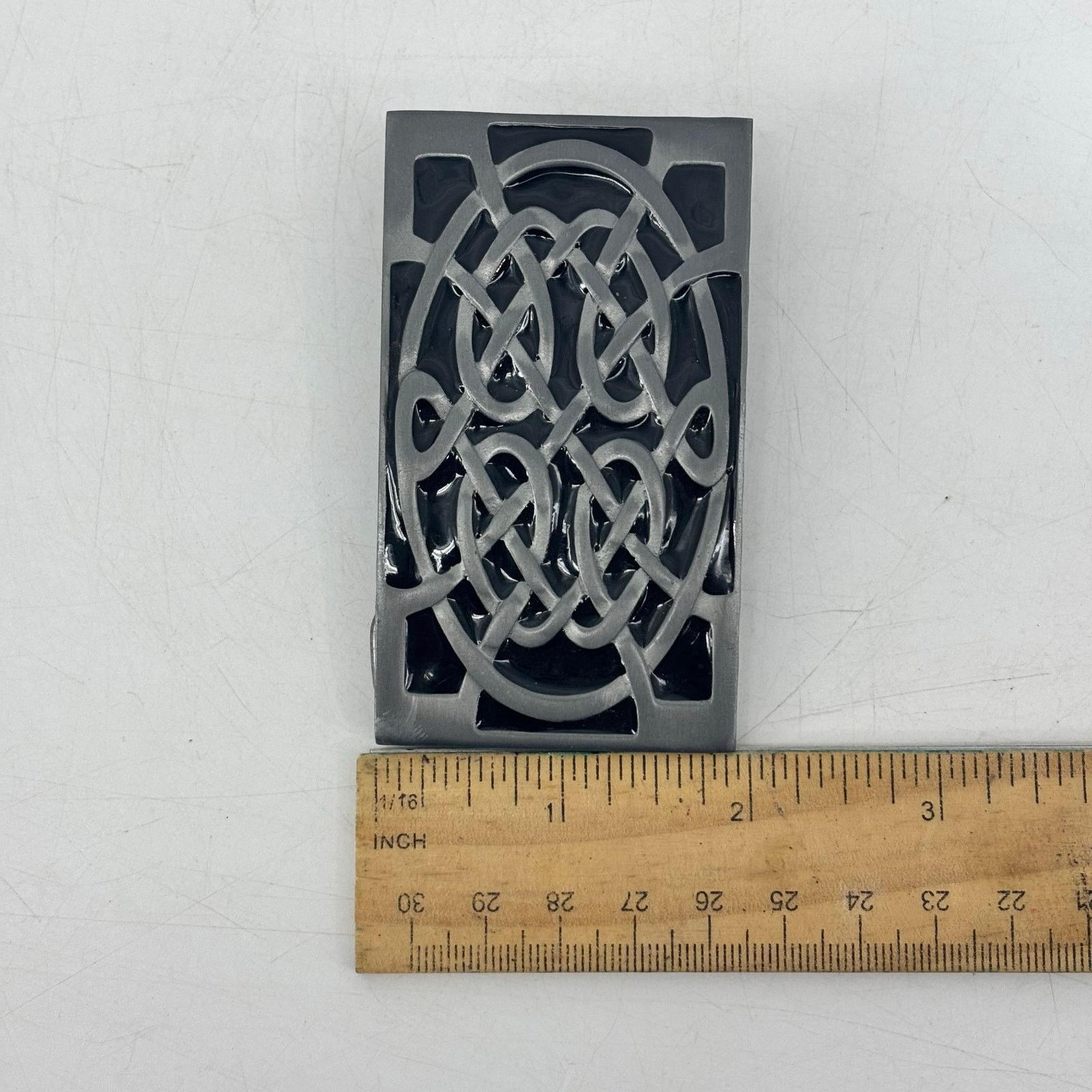 Vintage Celtic Knot Infinity Belt Buckle Great American Pewter Size ONE SIZE - 5 Thumbnail