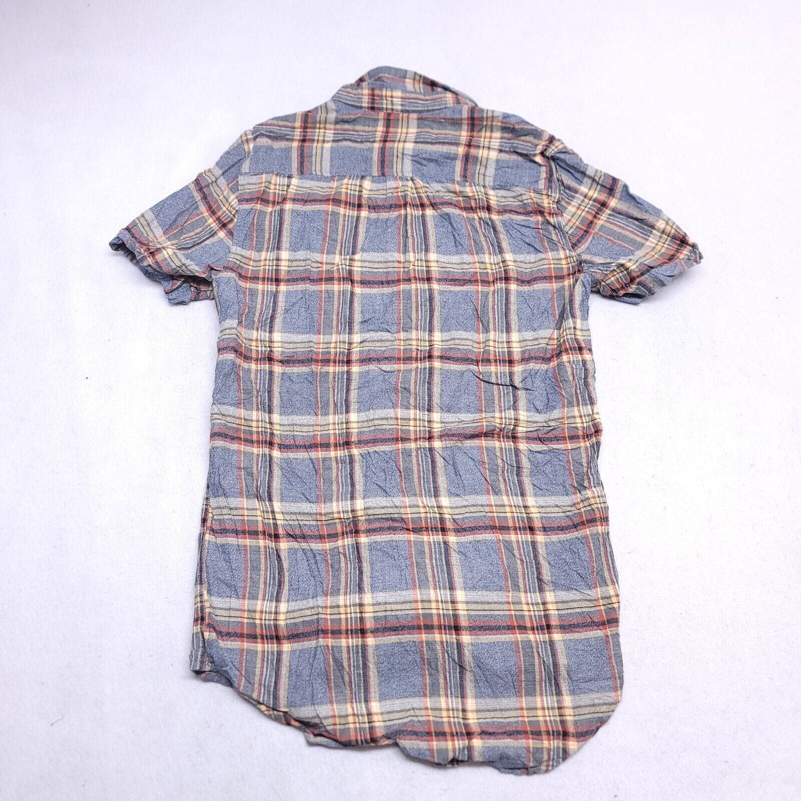 Pacsun PacSun Tartan Flannel Button Up Shirt Men Size M Gray Yellow Size US M / EU 48-50 / 2 - 10 Thumbnail