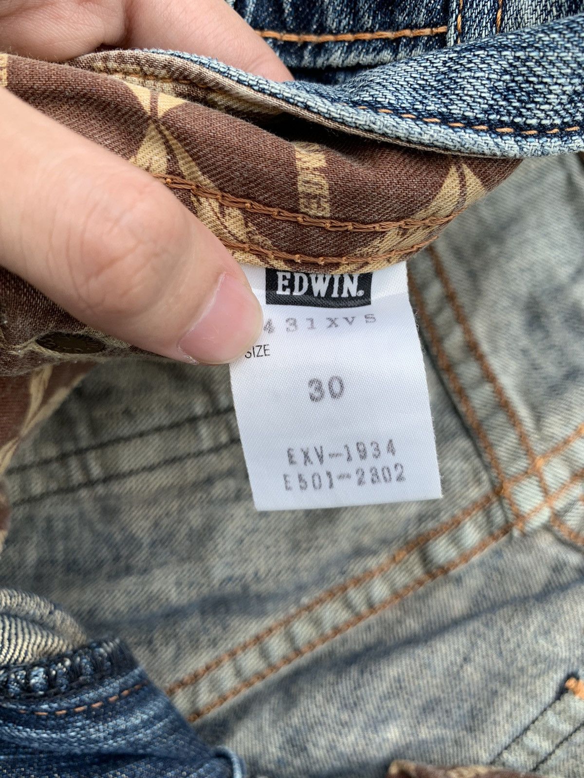 Kapital FLARE EDWIN XV MUDMAX FADED & RUSTY DISTRESSED DENIM Size US 32 / EU 48 - 23 Thumbnail