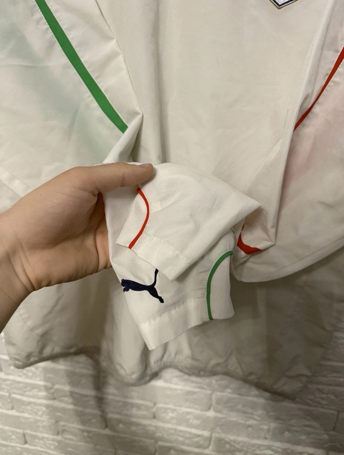 Puma Puma Italy 10/11 Trainig Jersey Nylon Longsleeve Football Size US L / EU 52-54 / 3 - 4 Thumbnail