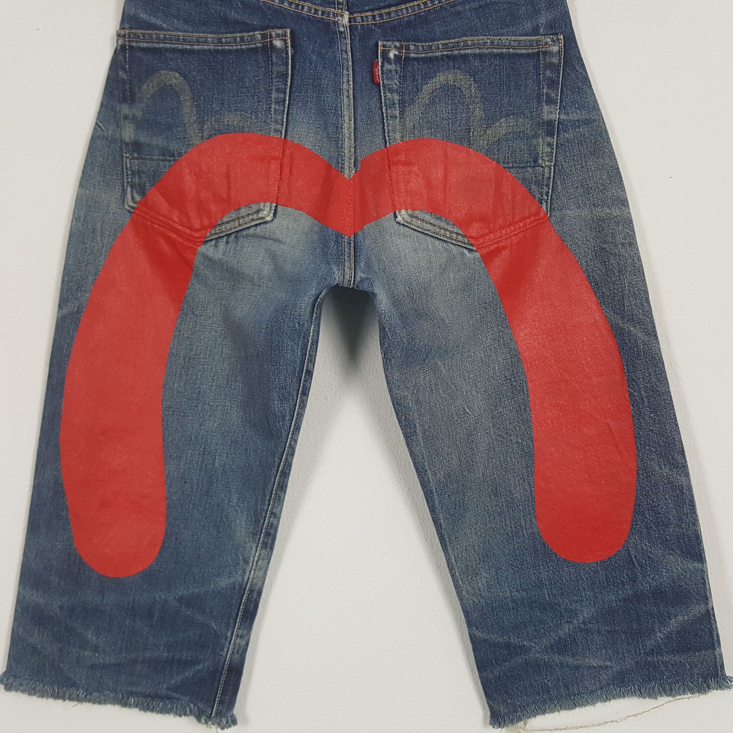 Evisu × Japanese Brand × Vintage Vintage Evis Selvedge Japanese Daicock Custom Denim Jeans Size US 26 / EU 42 - 2 Thumbnail