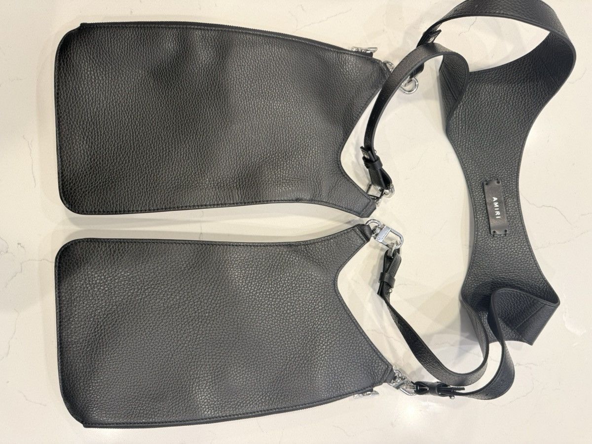 Amiri AMIRI Harness Bag 2.0 Black Leather — Deadstock / NWT Size ONE SIZE - 4 Thumbnail