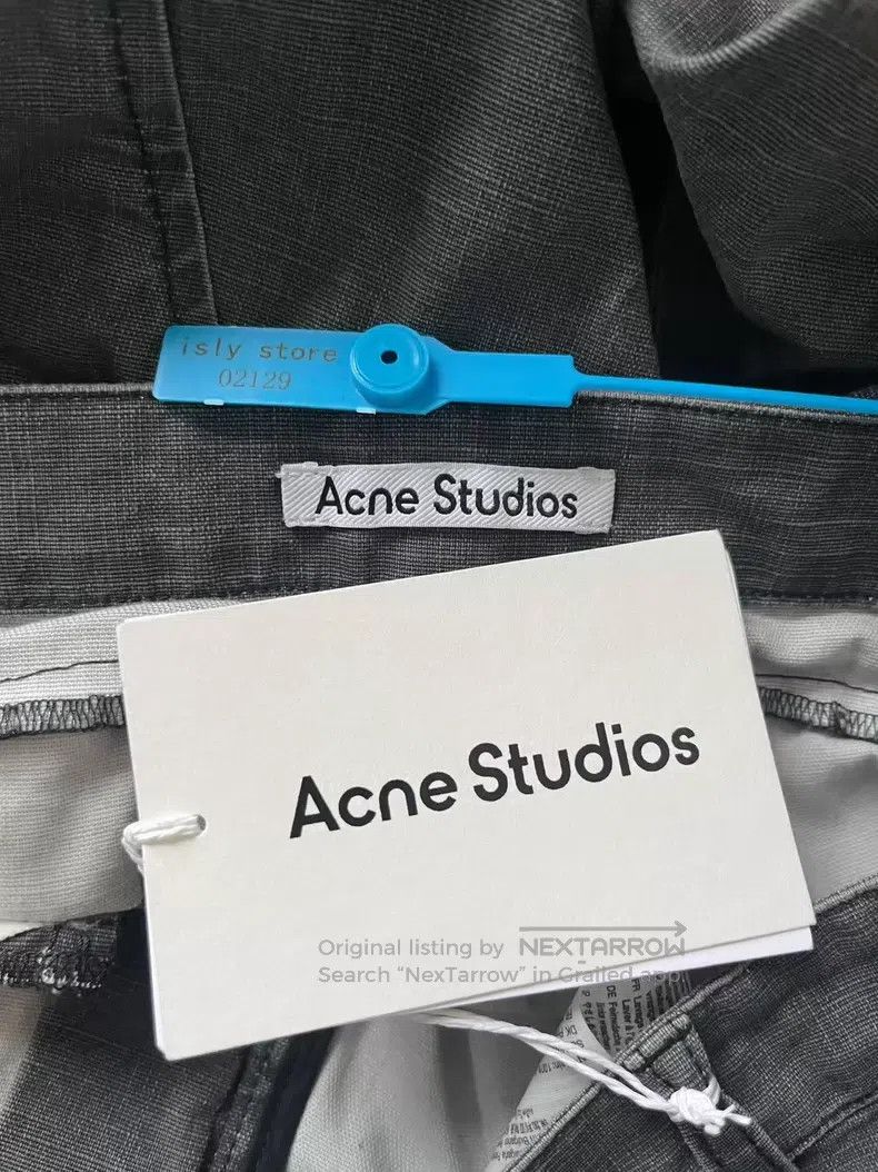 Acne Studios Acne Studios Cargo Trousers Comfortable Cotton Adjustable Size 24" / US 00 / IT 34 - 4 Thumbnail