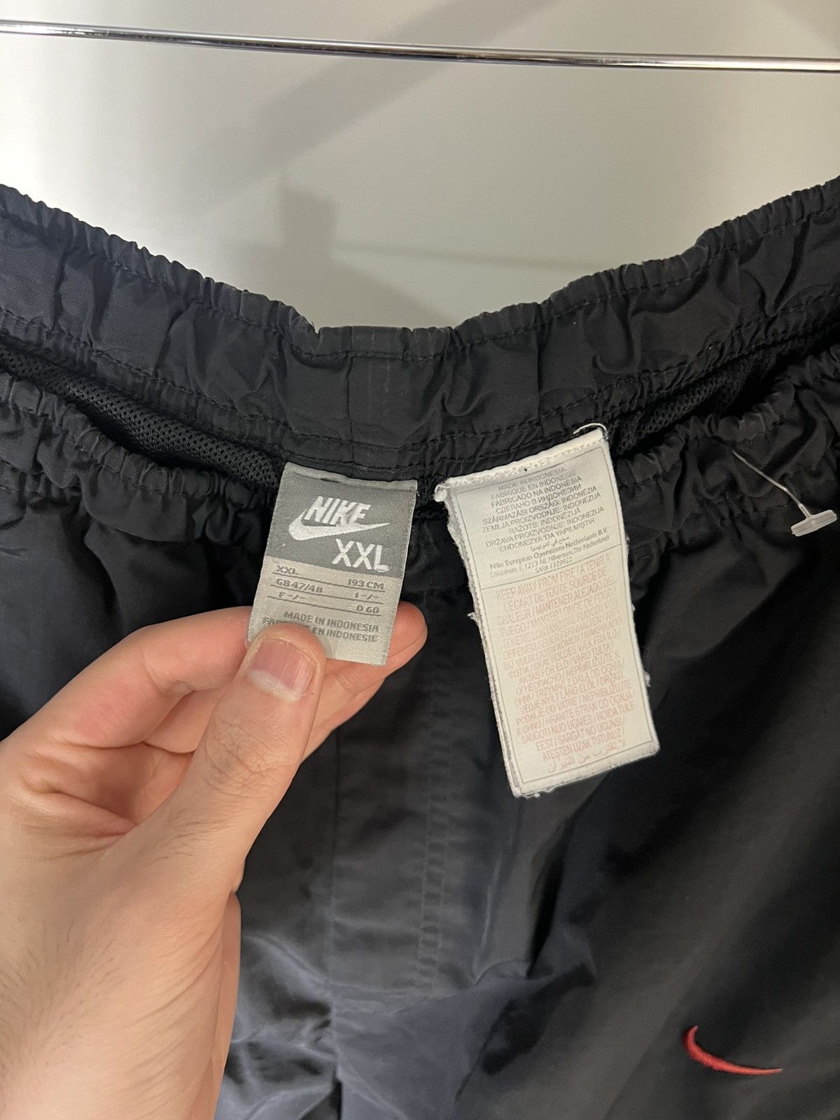 Nike VINTAGE NIKE RETRO SWEATPANTS MULTIPICKET DRILL SWOOSH JAPAN STYLE Y2K 90s Size US 36 / EU 52 - 16 Thumbnail
