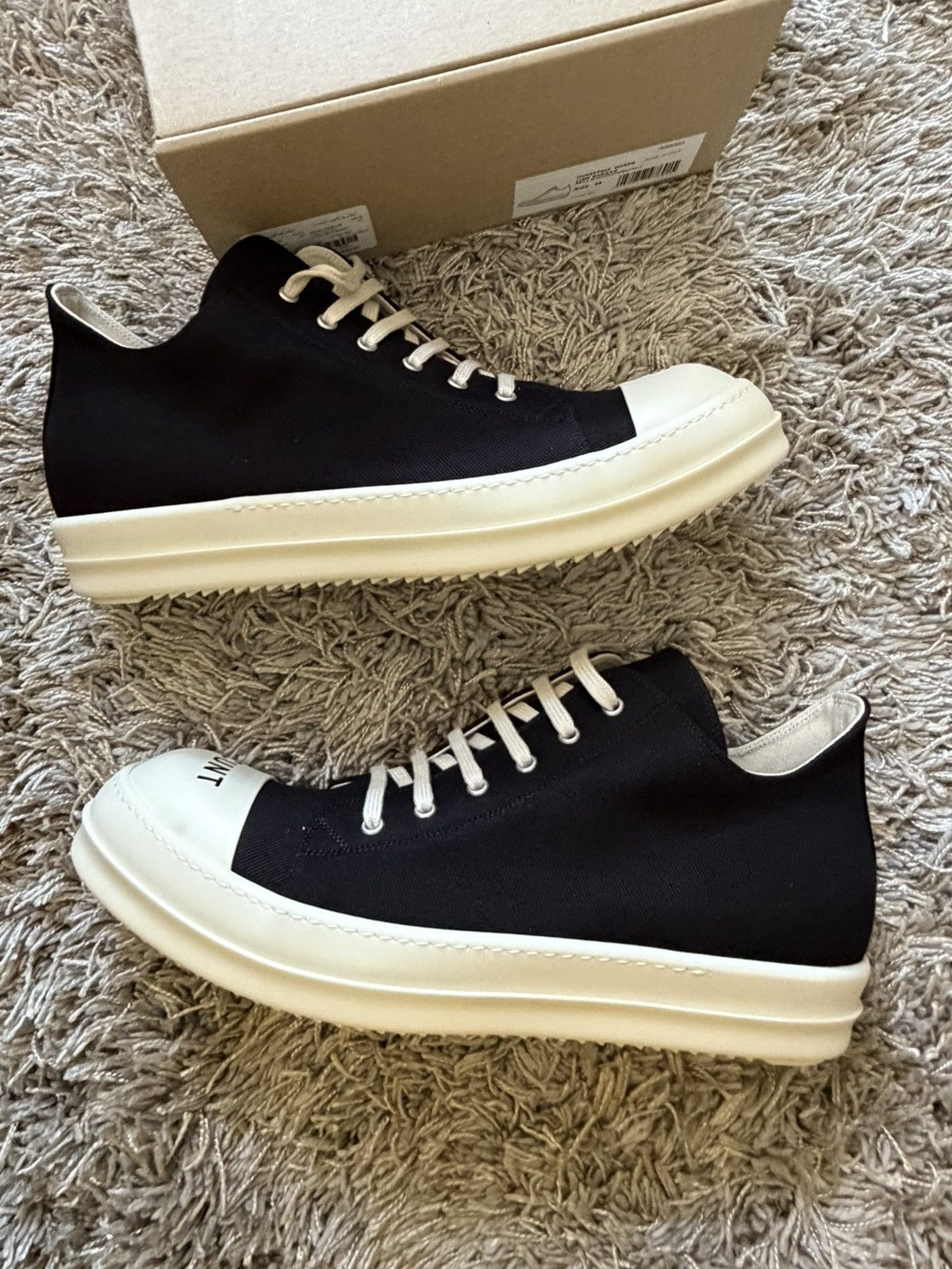 Rick Owens Rick Owens Drkshdw So Cunt Ramone Low Top Sneaker Size US 15 / EU 48 - 2 Thumbnail
