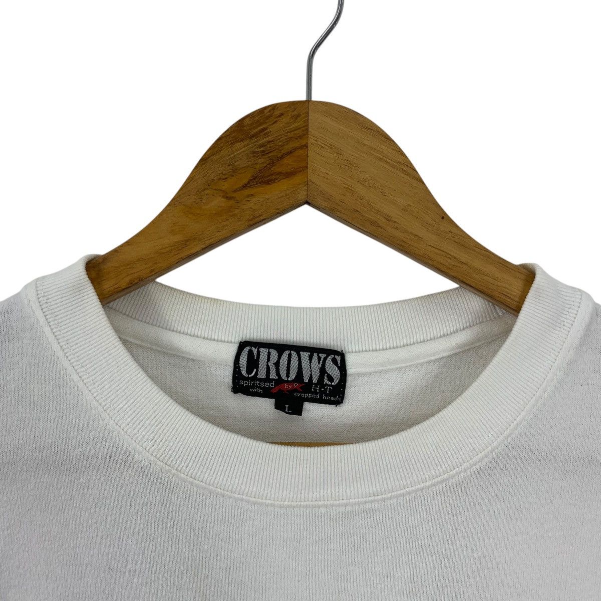 Vintage Vintage TFOA the crows big skull printed backhit tee Size US L / EU 52-54 / 3 - 8 Thumbnail
