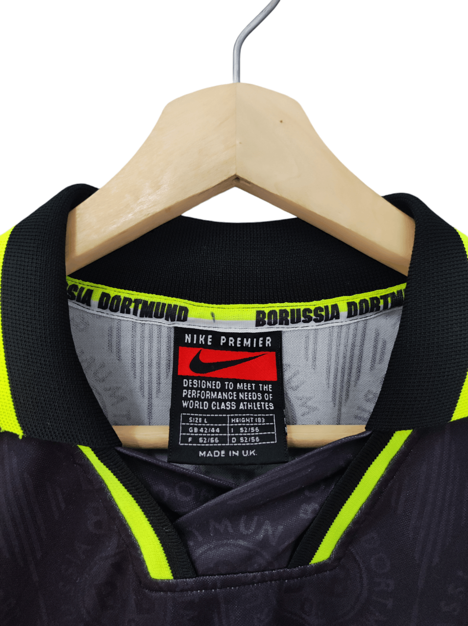 Nike × Vintage Borussia Dortmund Vintage 90s Longsleeve no 5 julio cesar Size US S / EU 44-46 / 1 - 8 Thumbnail