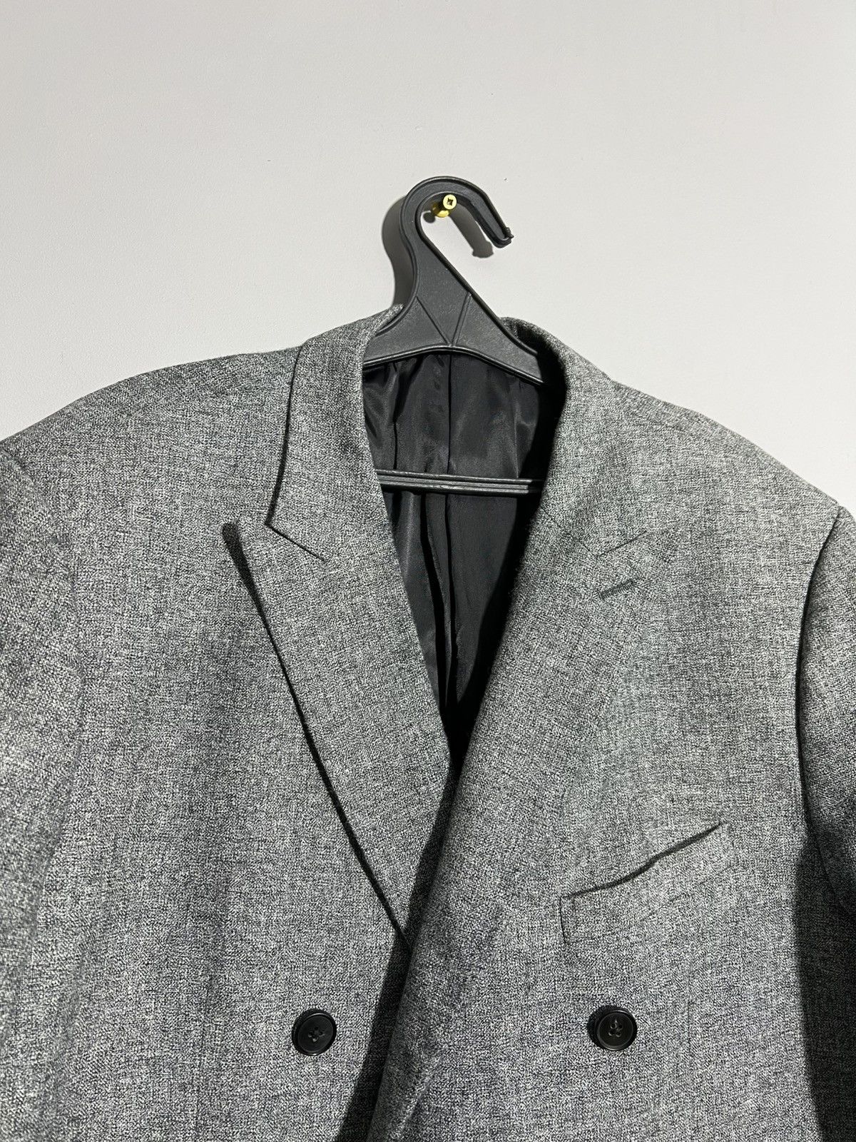 Reiss Reiss Gray Double-Breasted Blazer Jacket Size US M / EU 48-50 / 2 - 7 Thumbnail