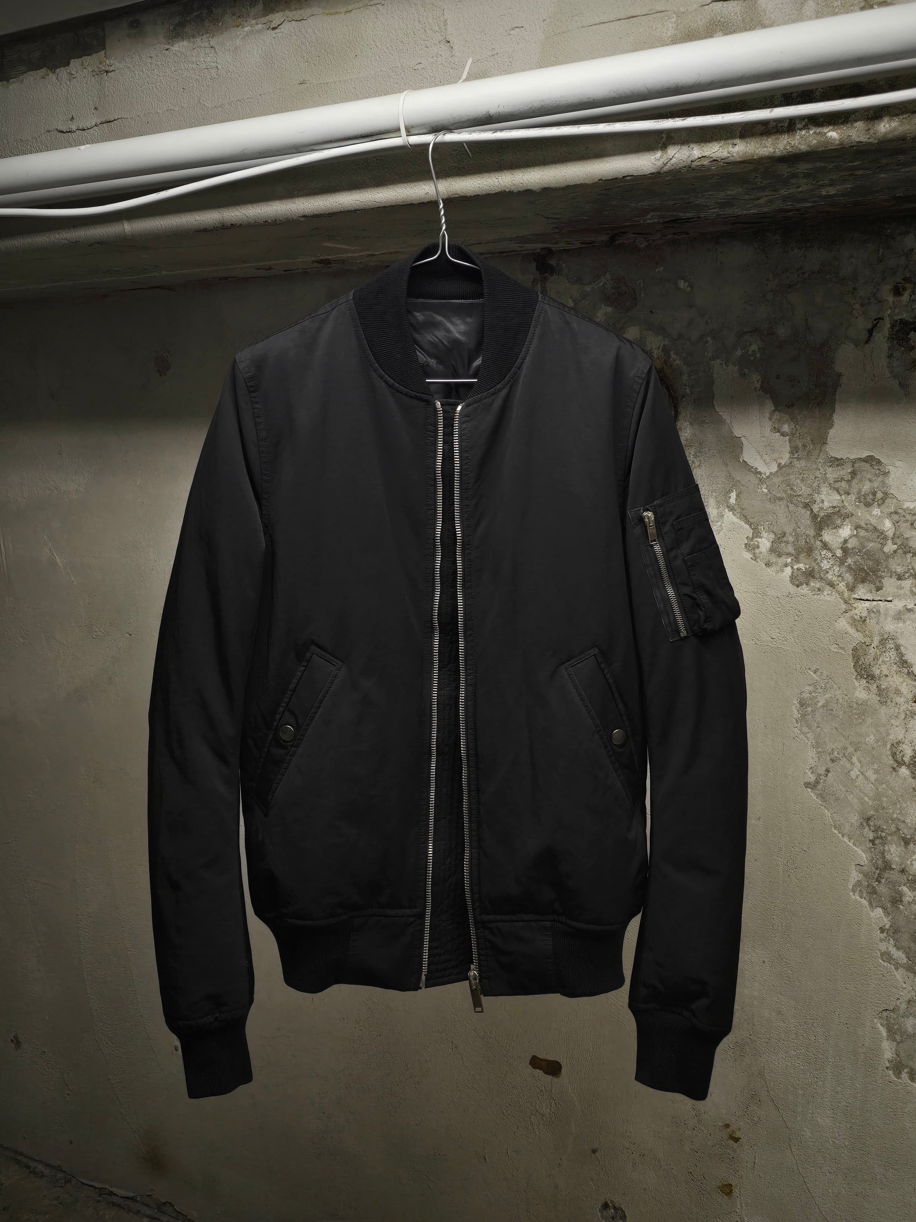 Rick Owens Rick Owens AW13 "PLINTH" Down Filled MA-1 Bomber Jacket Size US M / EU 48-50 / 2 - 4 Thumbnail
