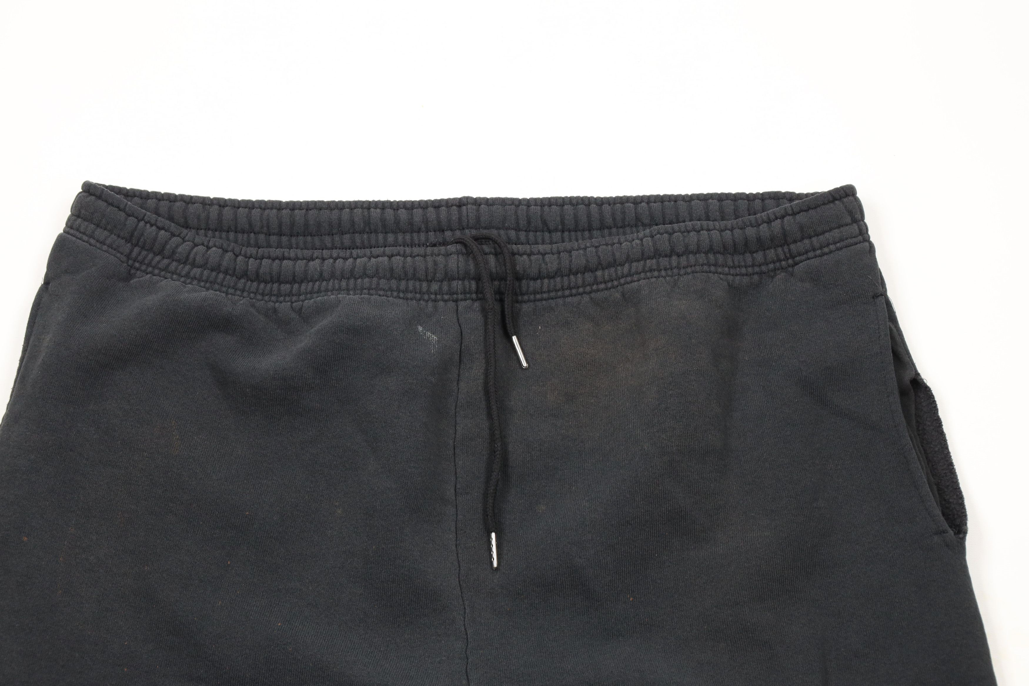 Vintage Vintage 90s Streetwear Blank Sweatpants Joggers Black USA Size US 38 / EU 54 - 2 Thumbnail