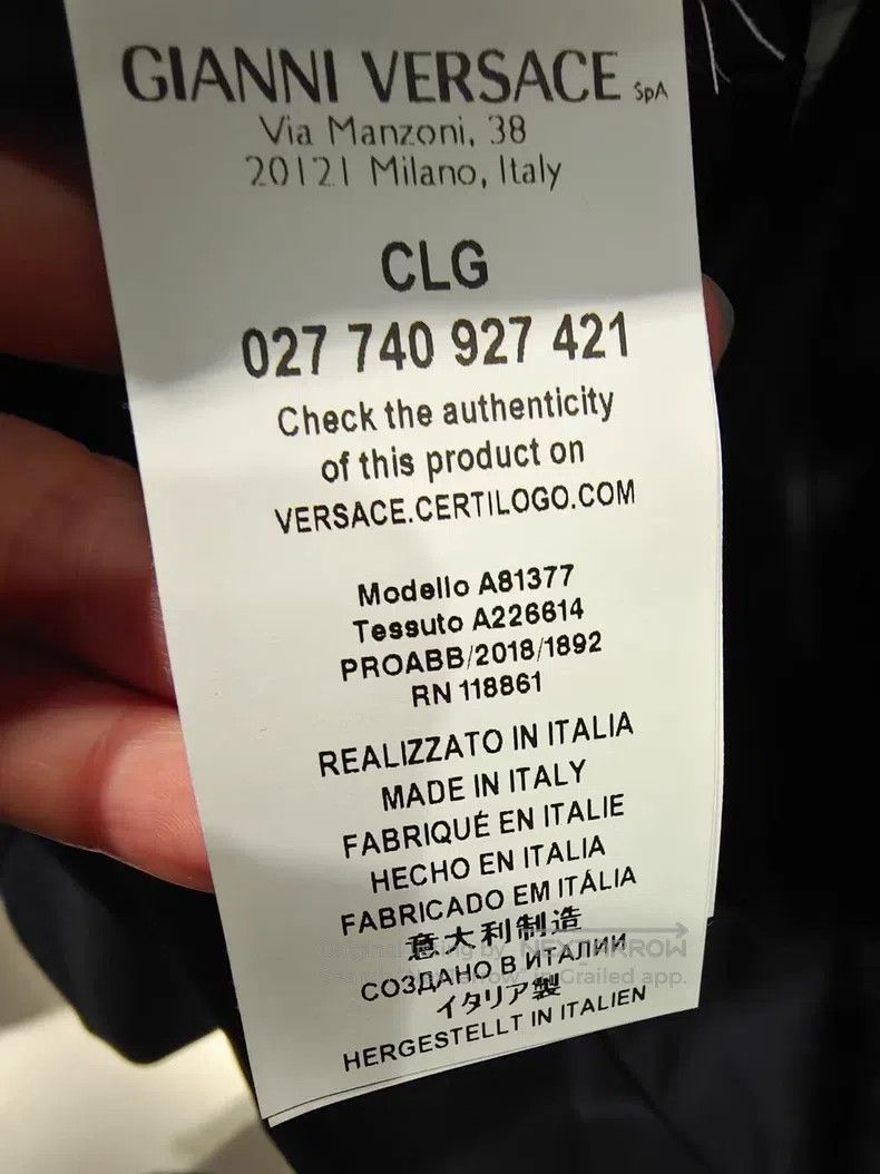 Versace Versace Men's suits Size 54R - 8 Thumbnail