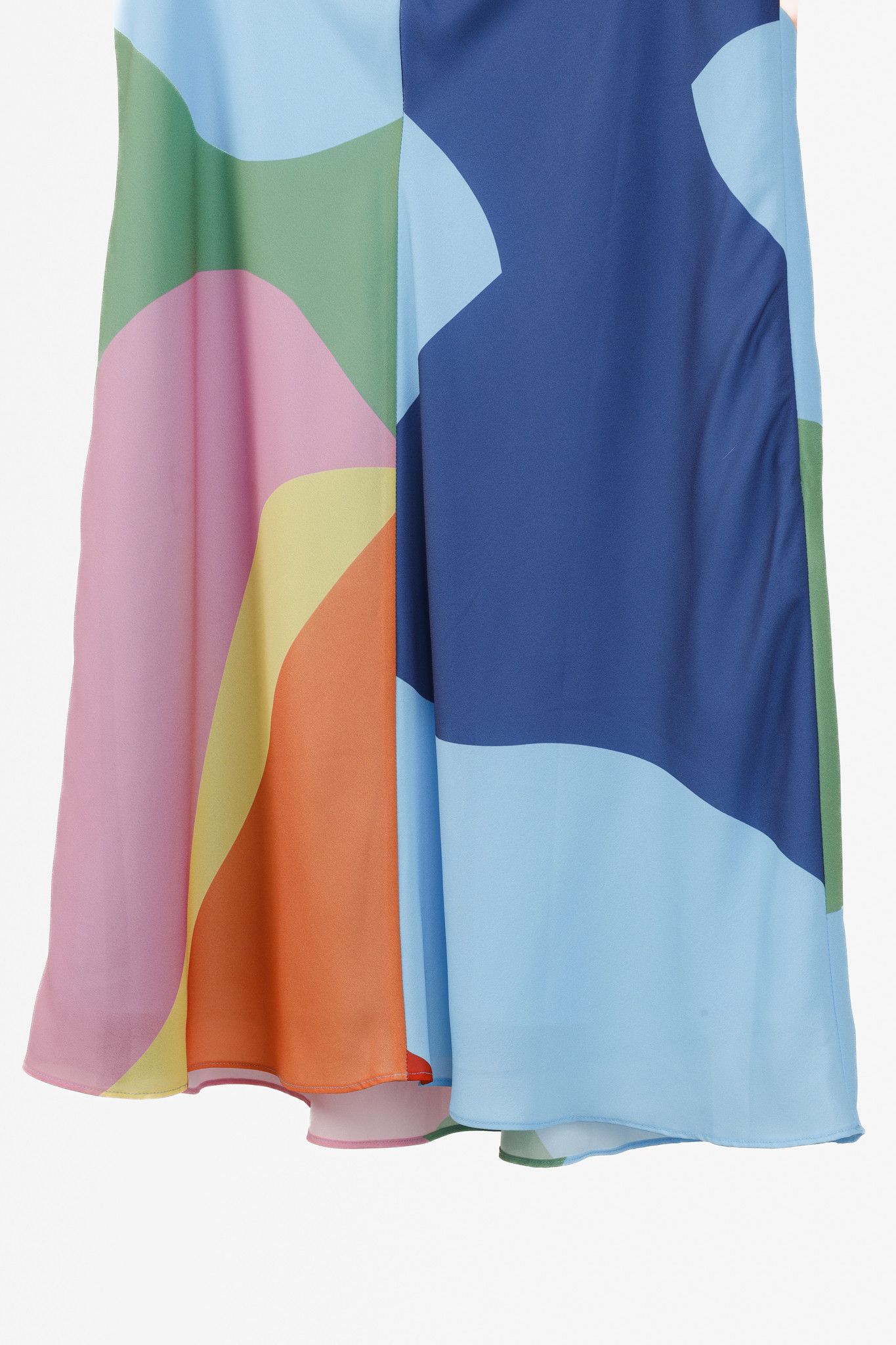Staud Staud Milla Mini Dress in Capri/Coastal Marble Size L / US 10 / IT 46 - 6 Thumbnail