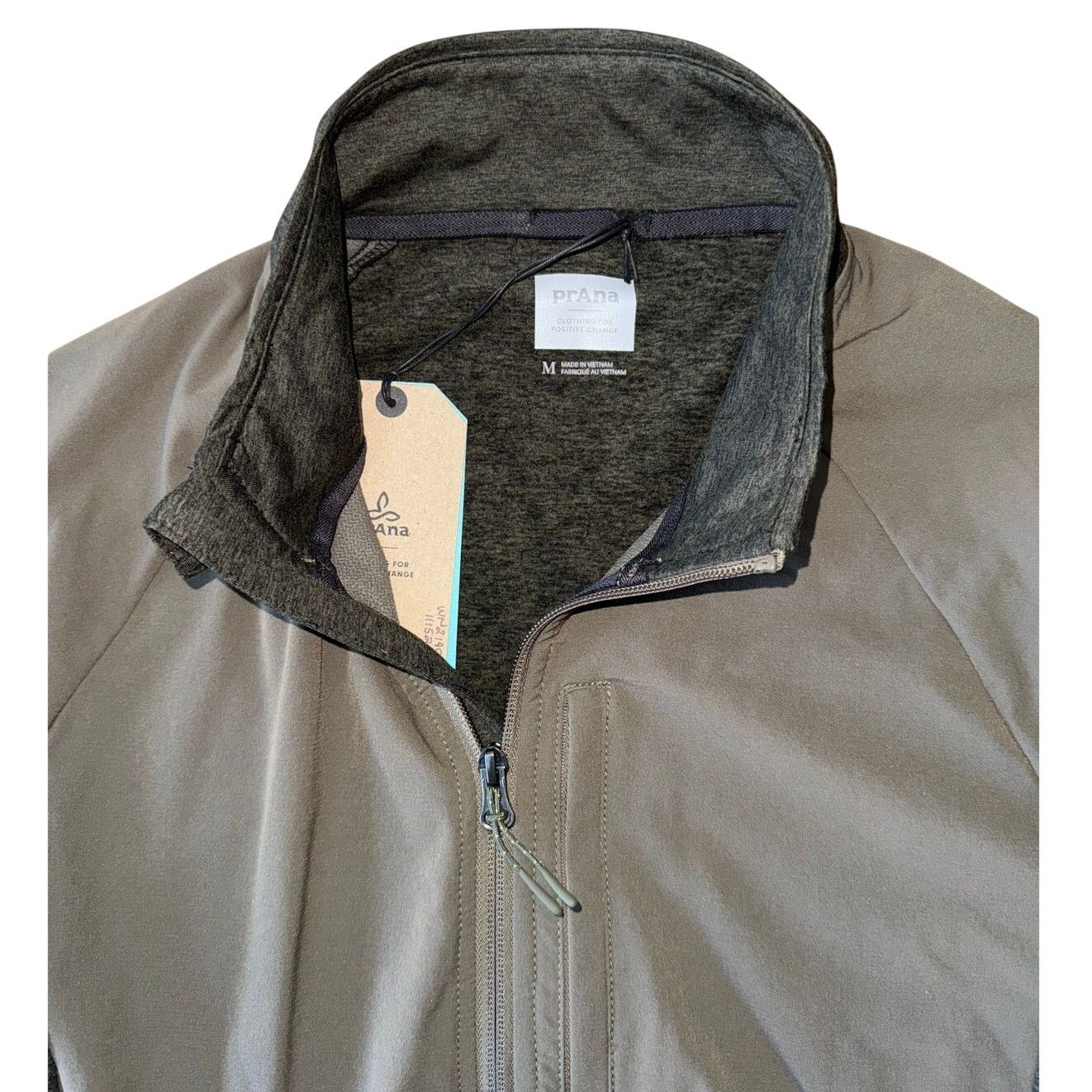 Prana NWT prAna Men's Ice Flow Hybrid Green/Brown Jacket Size US M / EU 48-50 / 2 - 3 Thumbnail