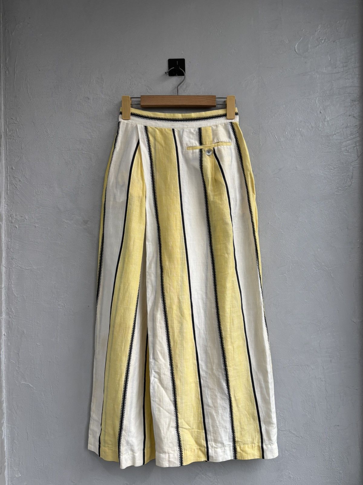 Issey Miyake Issey Miyake 80s Hakama linen wrap pant Size 27" / US 4 / IT 40 - 4 Thumbnail