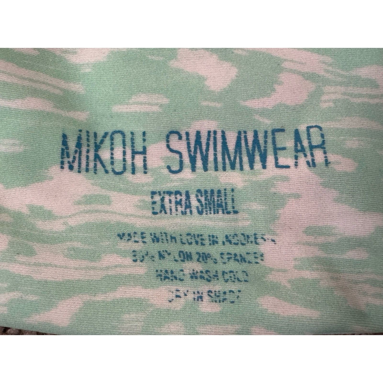 Other MIKOH Swimwear Bandeau Cut Out Bikini Top Beachy Chic Sz XS Size XS / US 0-2 / IT 36-38 - 6 Thumbnail